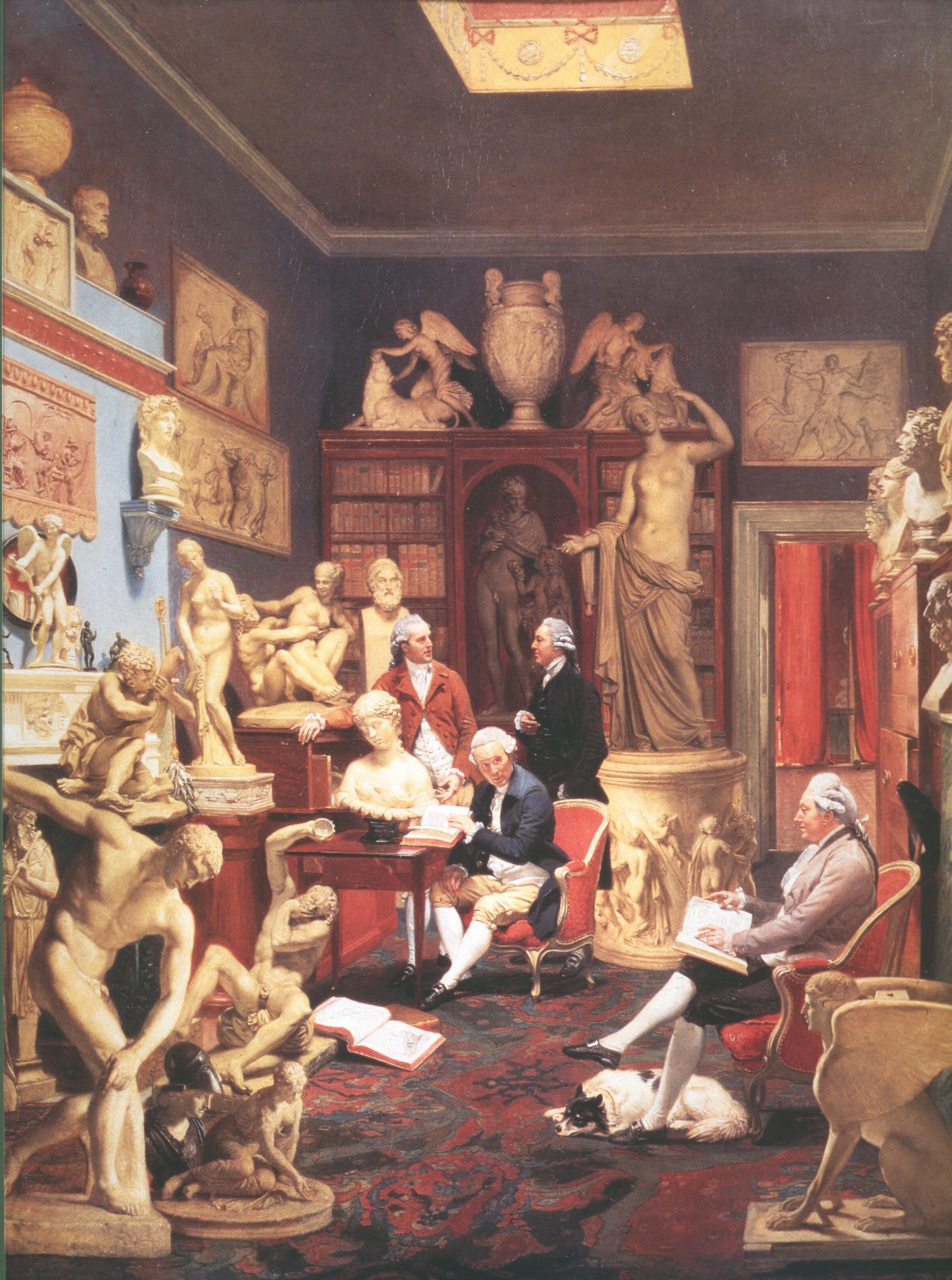 Figure 45: (O_G_45) Zoffany’s Charles Townley and Friends in His Library at Park Street, Westminster