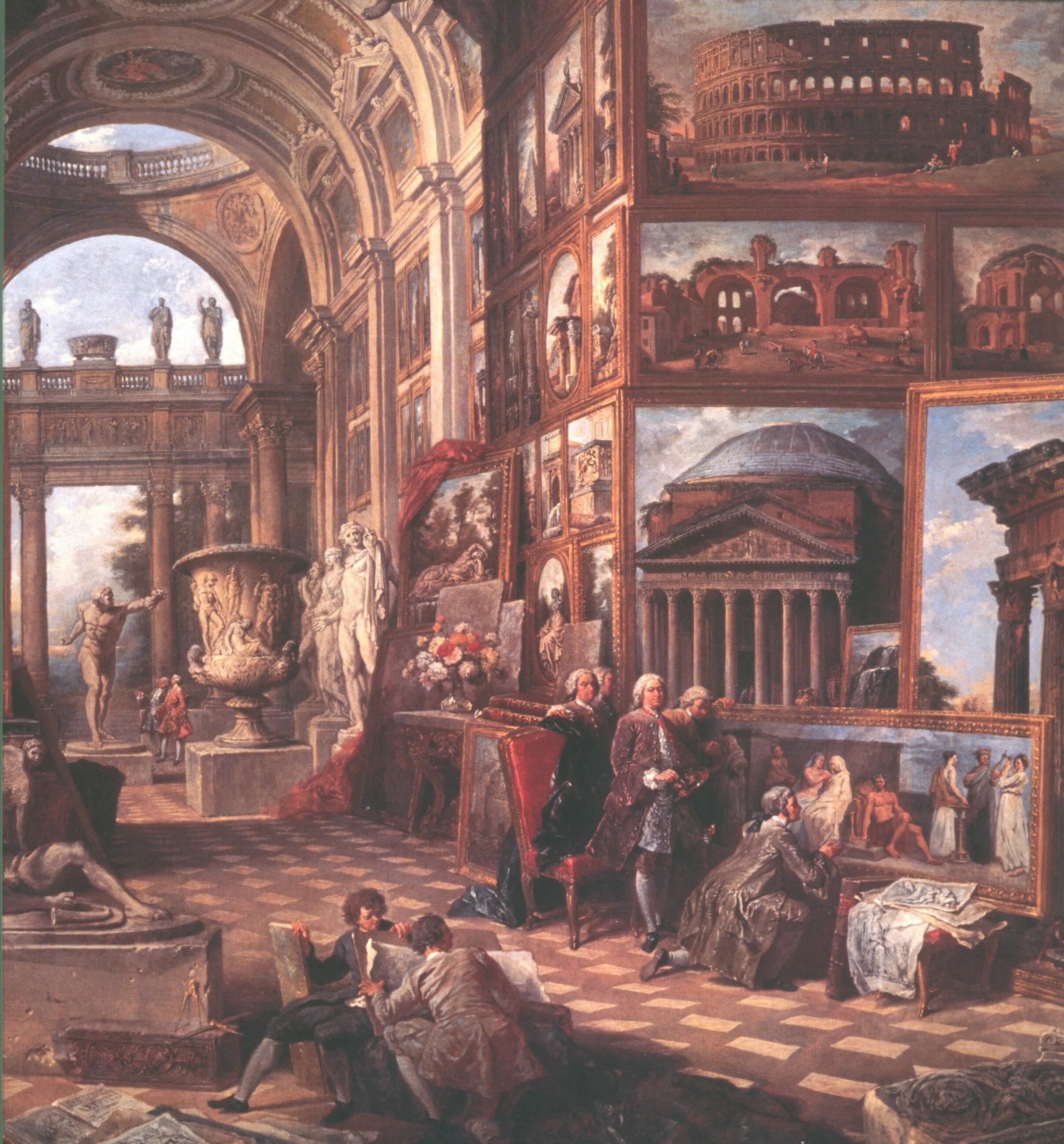 Figure 66: (O_G_66) Detail from Panini’s Ancient Rome