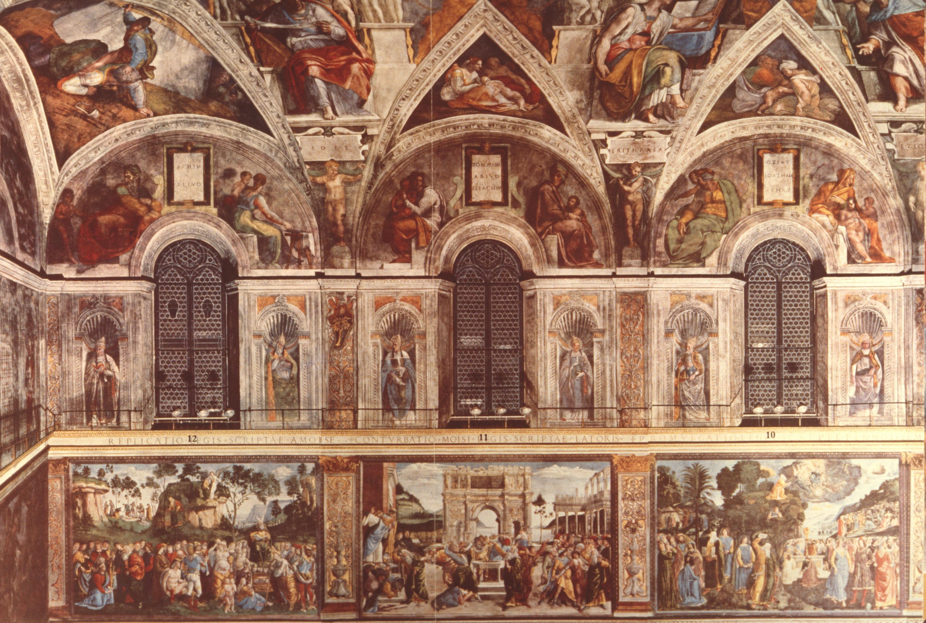 Figure 1: (OT5_1) Sistine Chapel walls