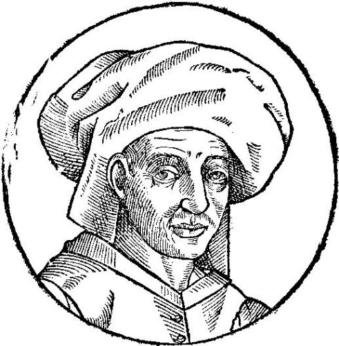 Figure 14: (OT5_11) Anonymous, Woodcut of Josquin, 1611
