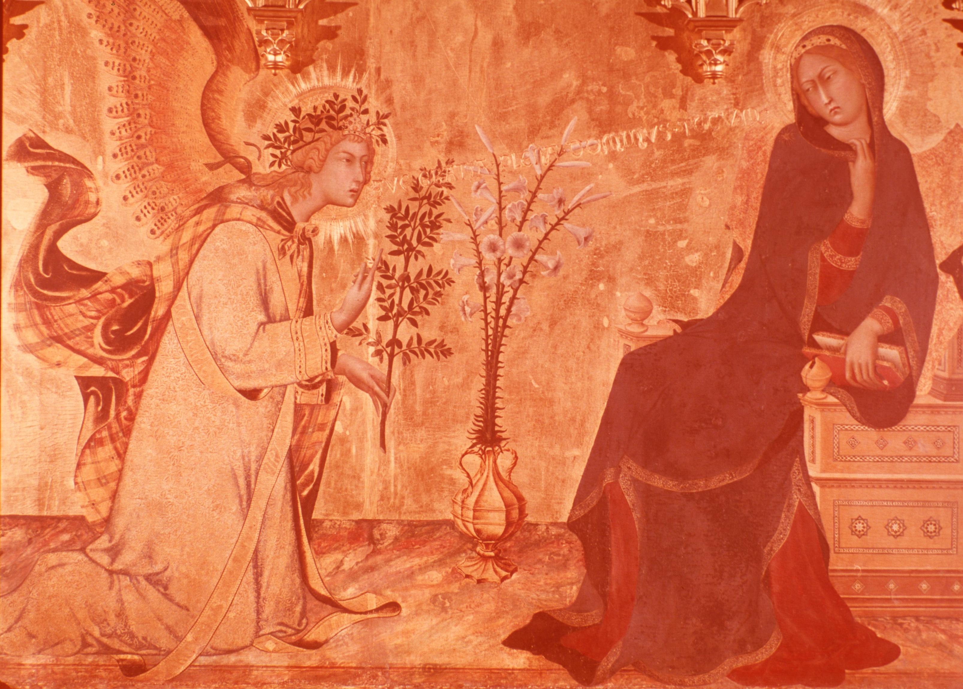 Figure 23: (P_Pu_24) Simone Martini’s The Annunciation