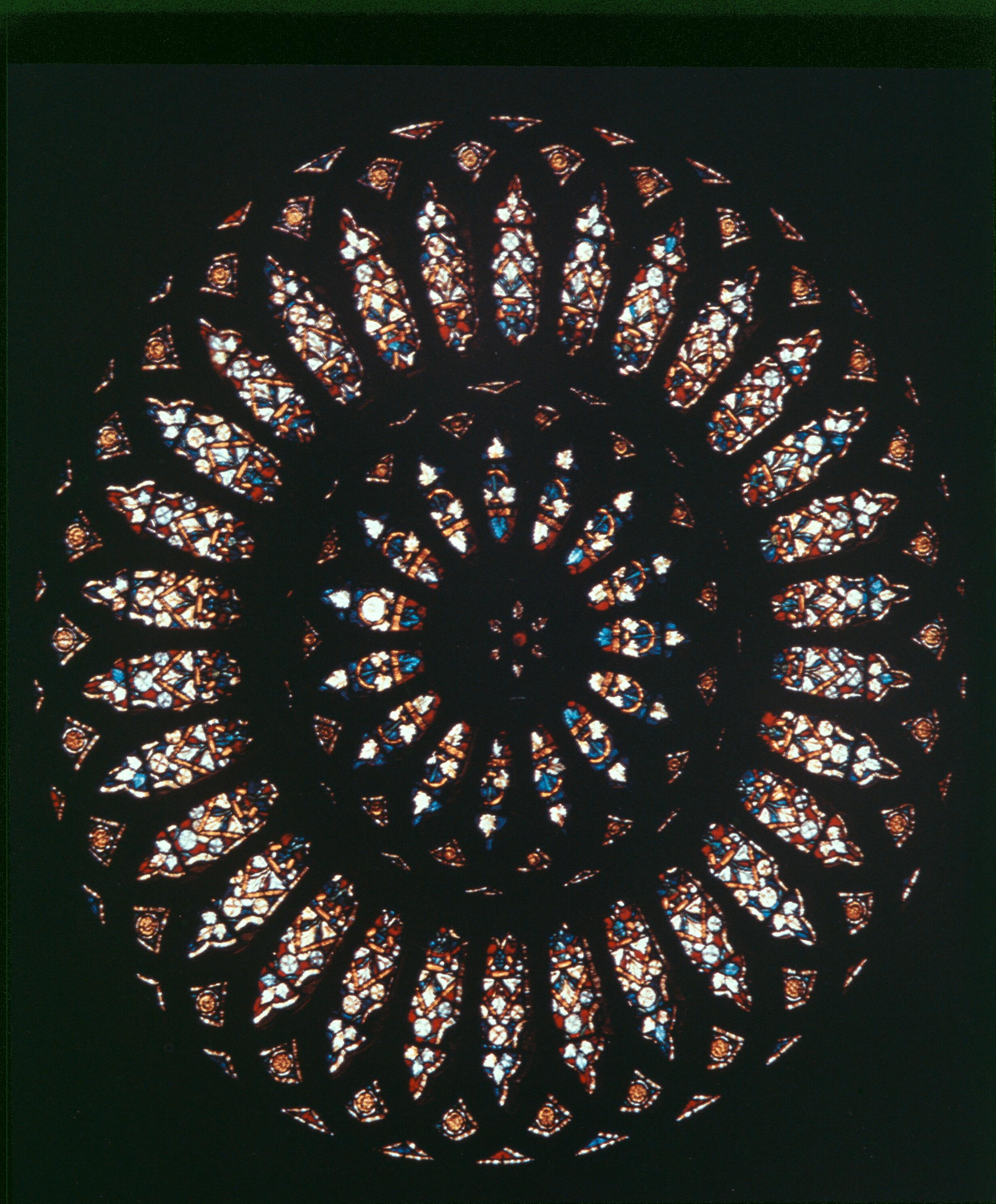 Figure 15: (P_Pa_15) Rose window at St Clare, Assisi (interior)