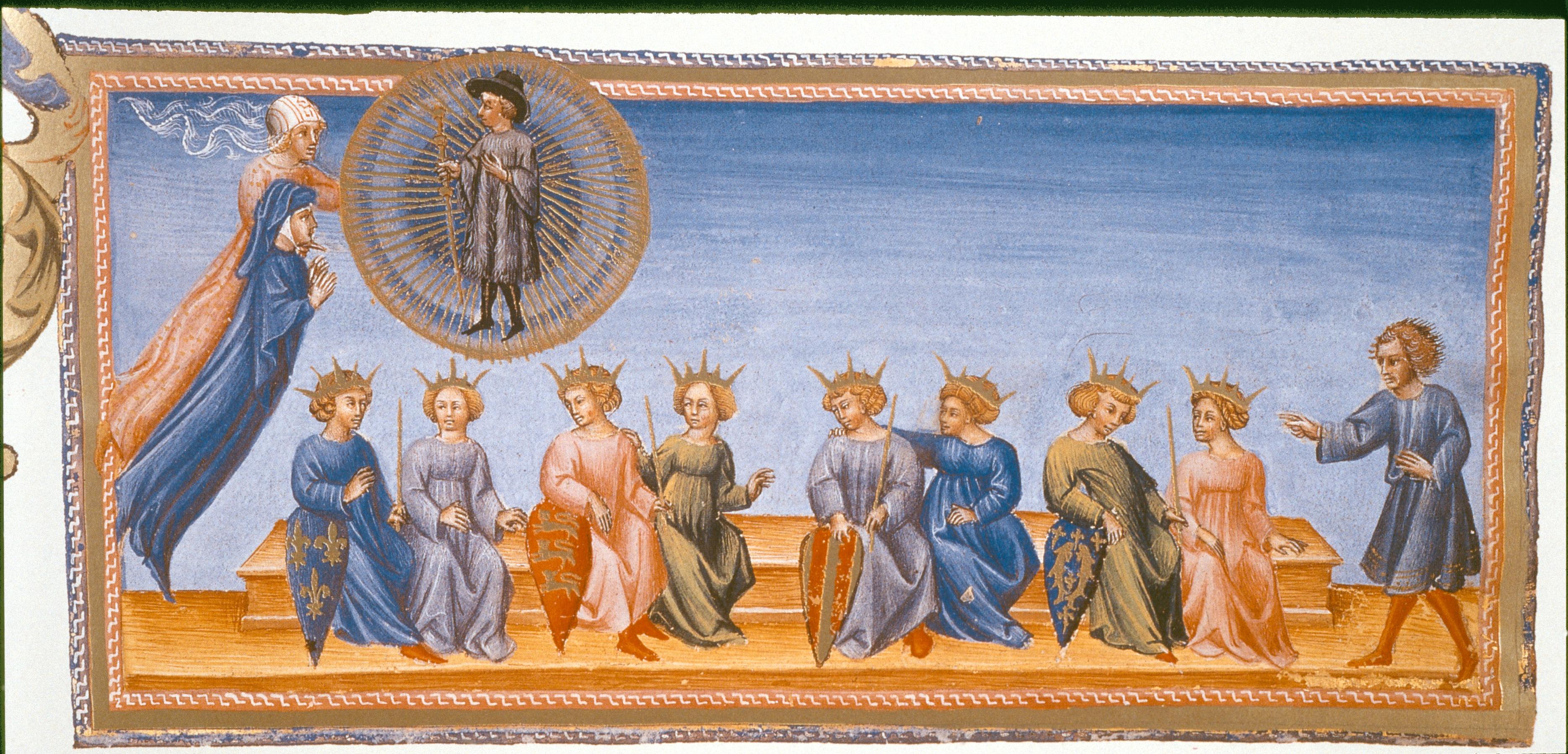 Figure 2: (P_Pa_2) Giovanni di Paolo’s illumination of Paradiso 5