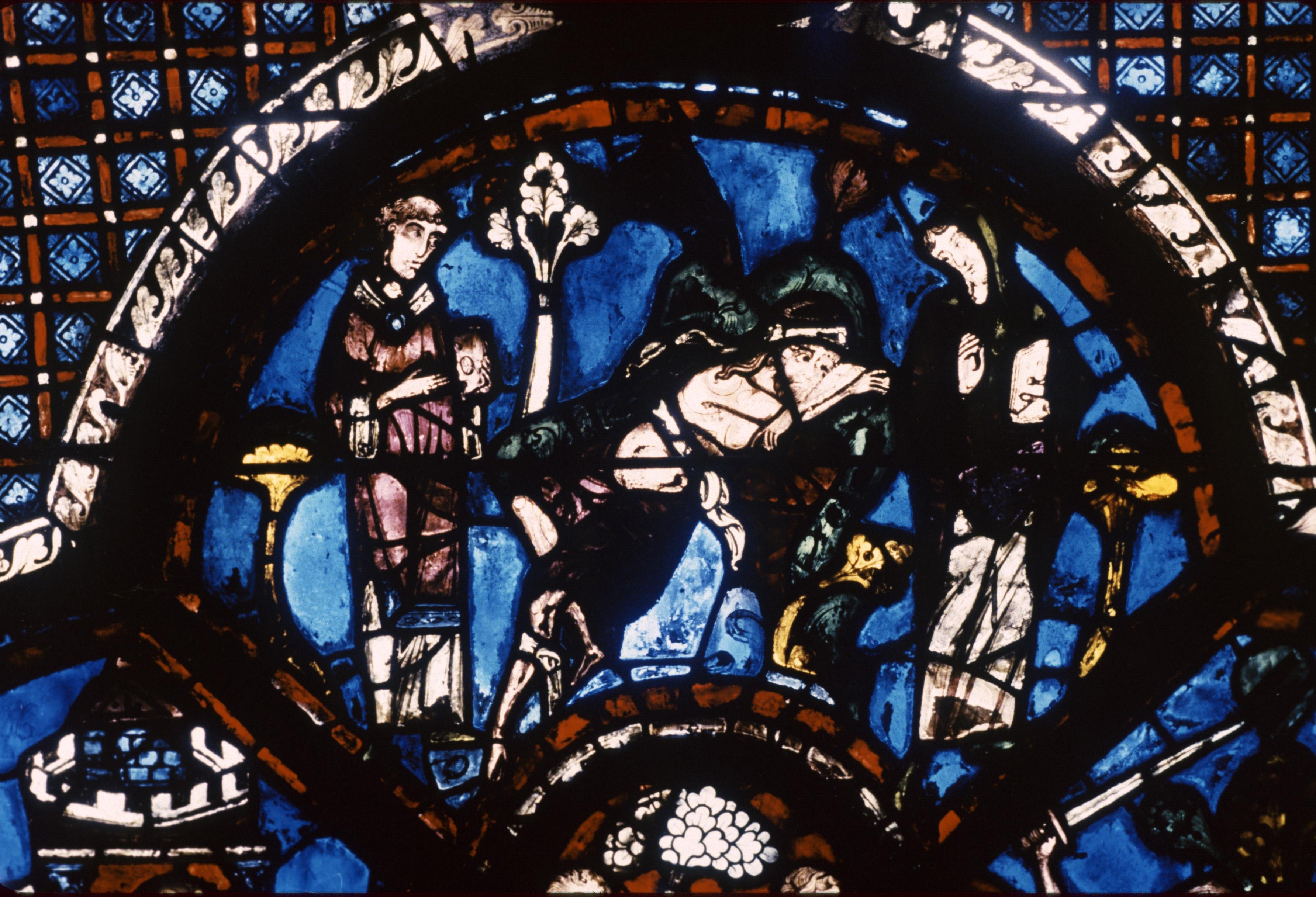 Figure 20: (P_Pa_20) Detail of the upper petal in the vertical window at Chartres