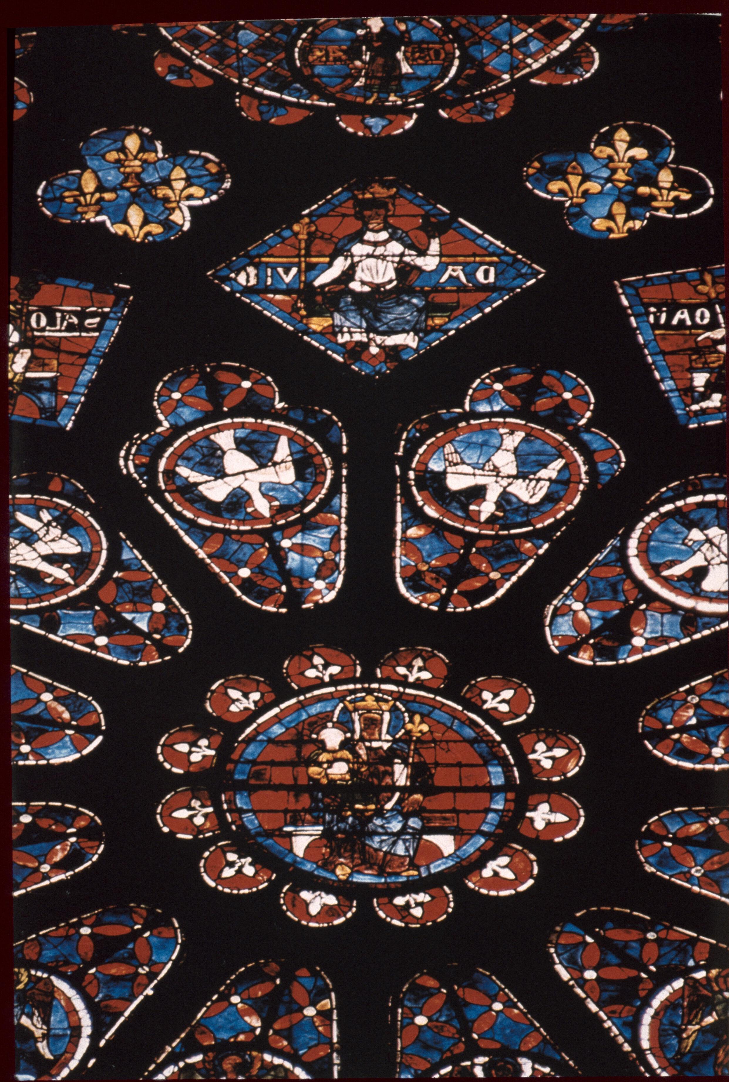 Figure 24: (P_Pa_24) Detail from rose window over North Portal at Chartres