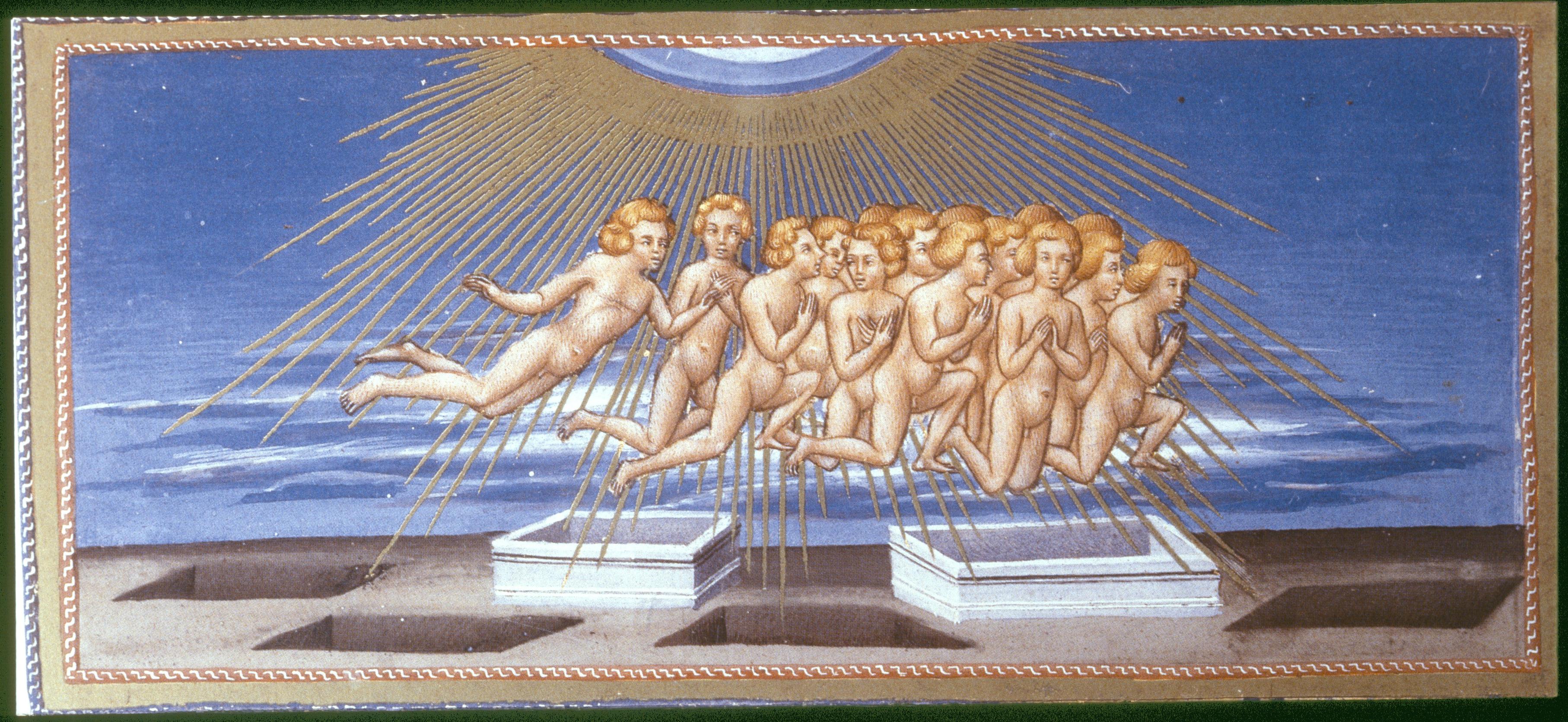 Figure 28: (P_Pa_28) Giovanni di Paolo’s [??] illumination of Paradiso 14