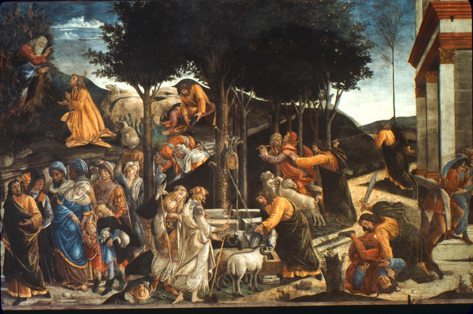 Figure 9: (P_BD_10) Fresco of Moses by Botticelli in the Sistine Chapel