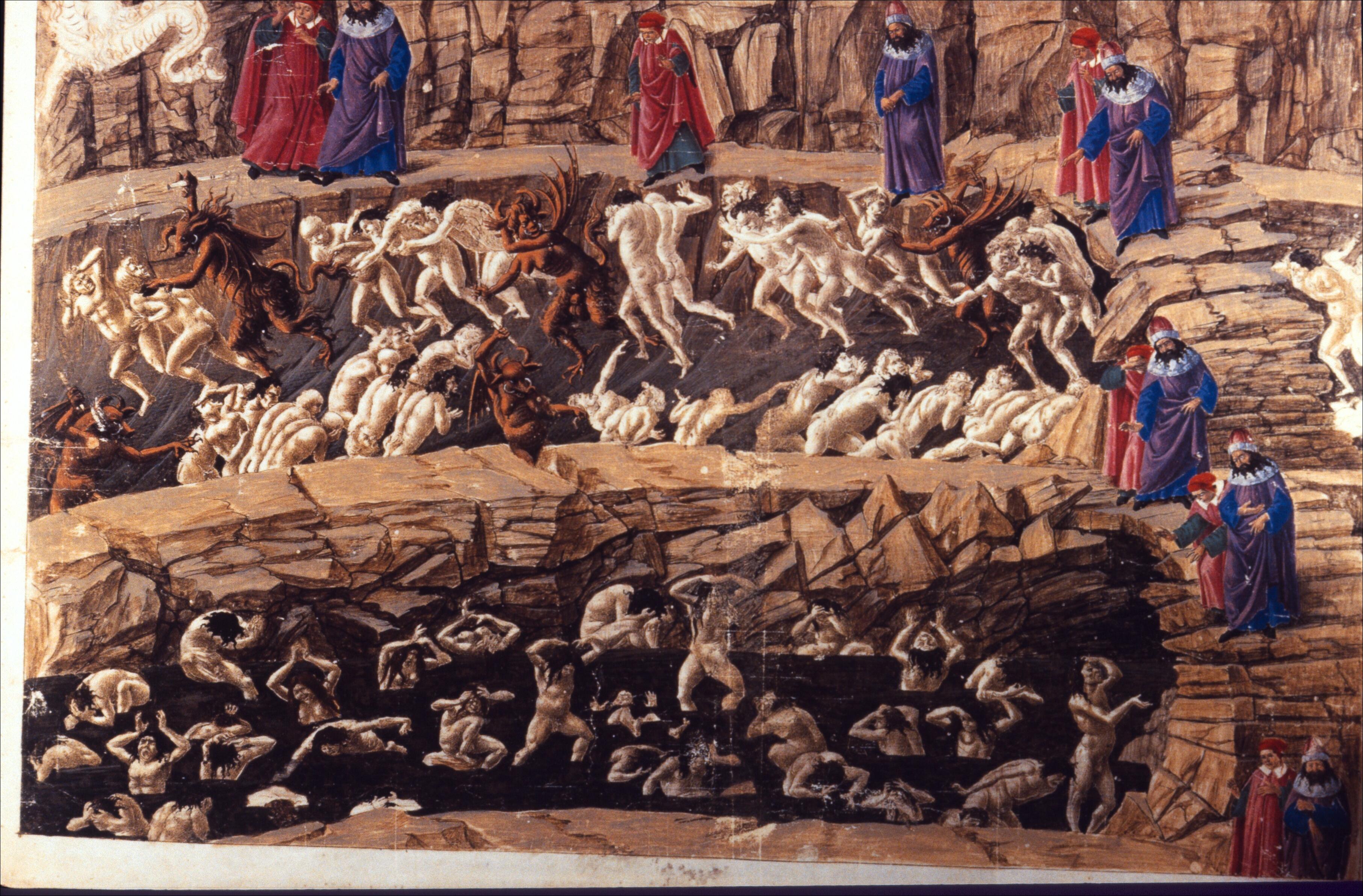 Figure 10: (P_BD_11) Botticelli illustration from Inferno 18