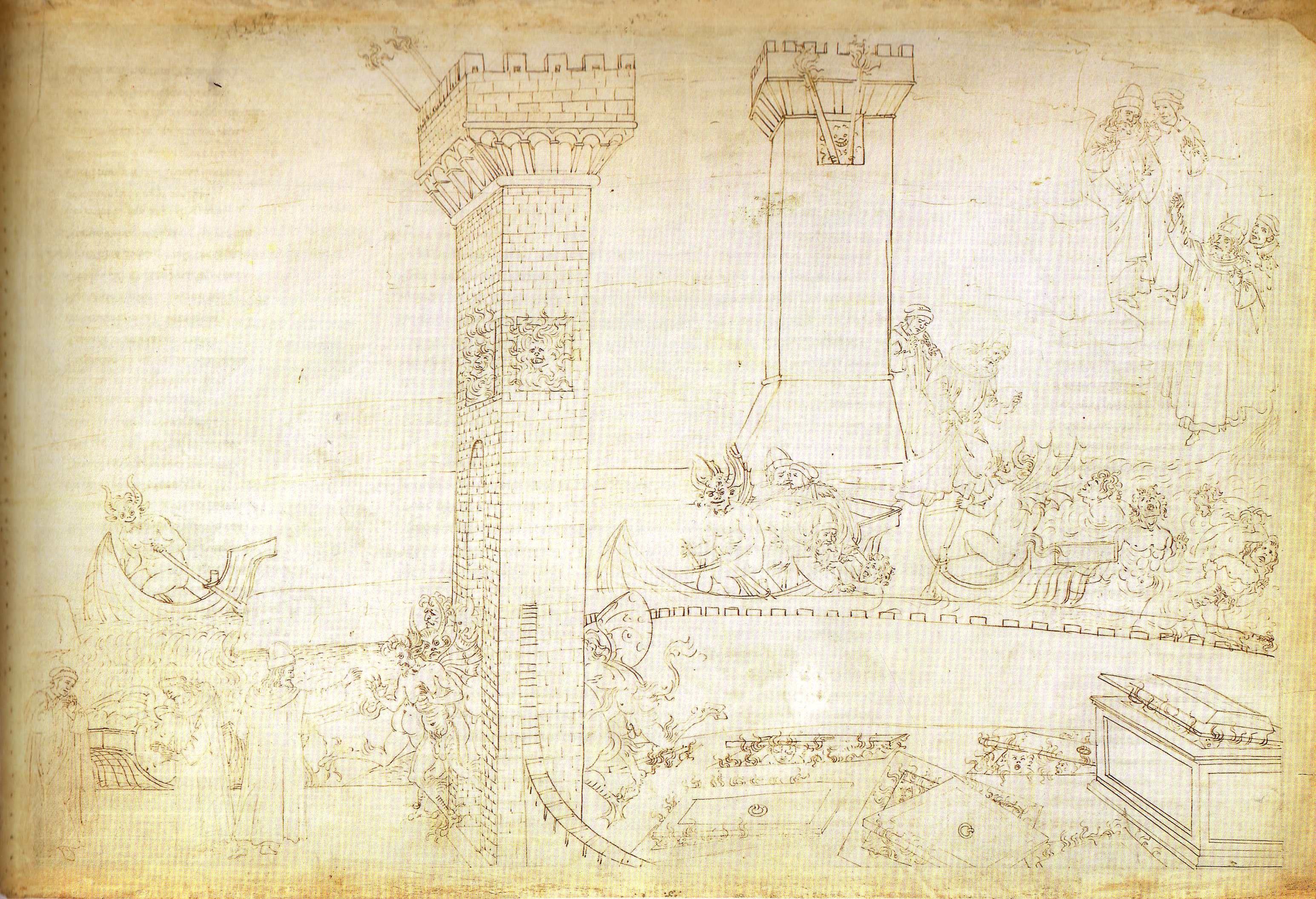 Figure 13: (P_BD_14) Botticelli illustration from Inferno 8