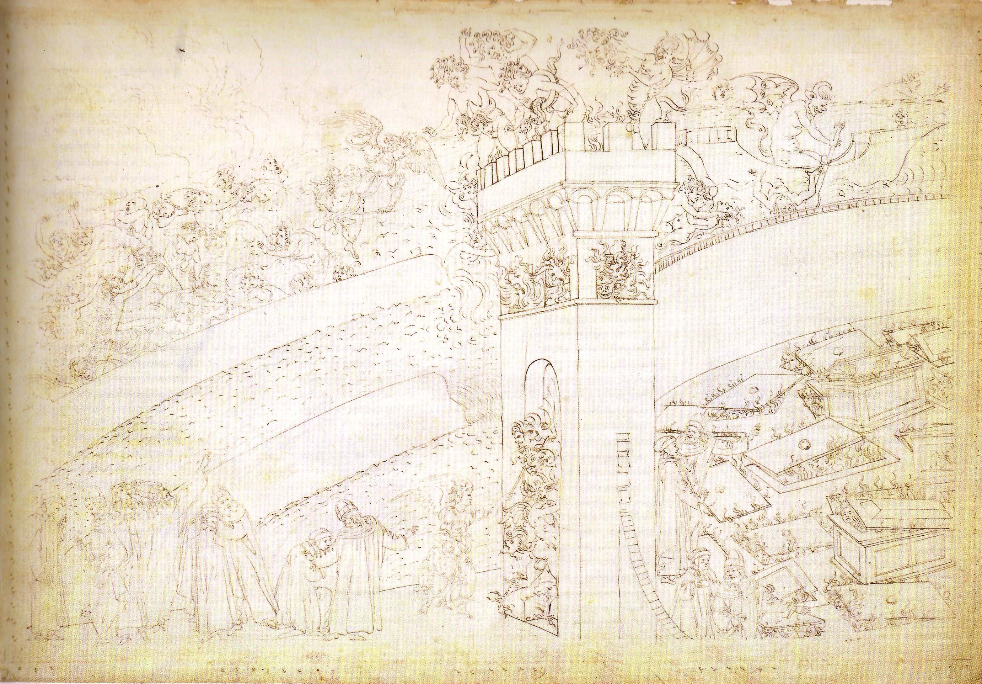 Figure 14: (P_BD_15) Botticelli illustration from Inferno 9