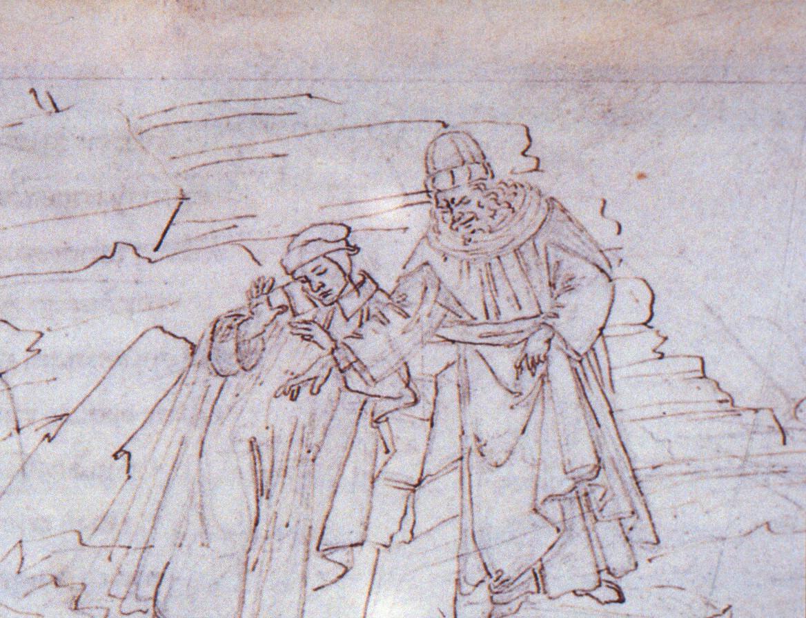 Figure 32: (P_BD_31) Botticelli illustrations from Inferno 20 and Inferno 29 (details)