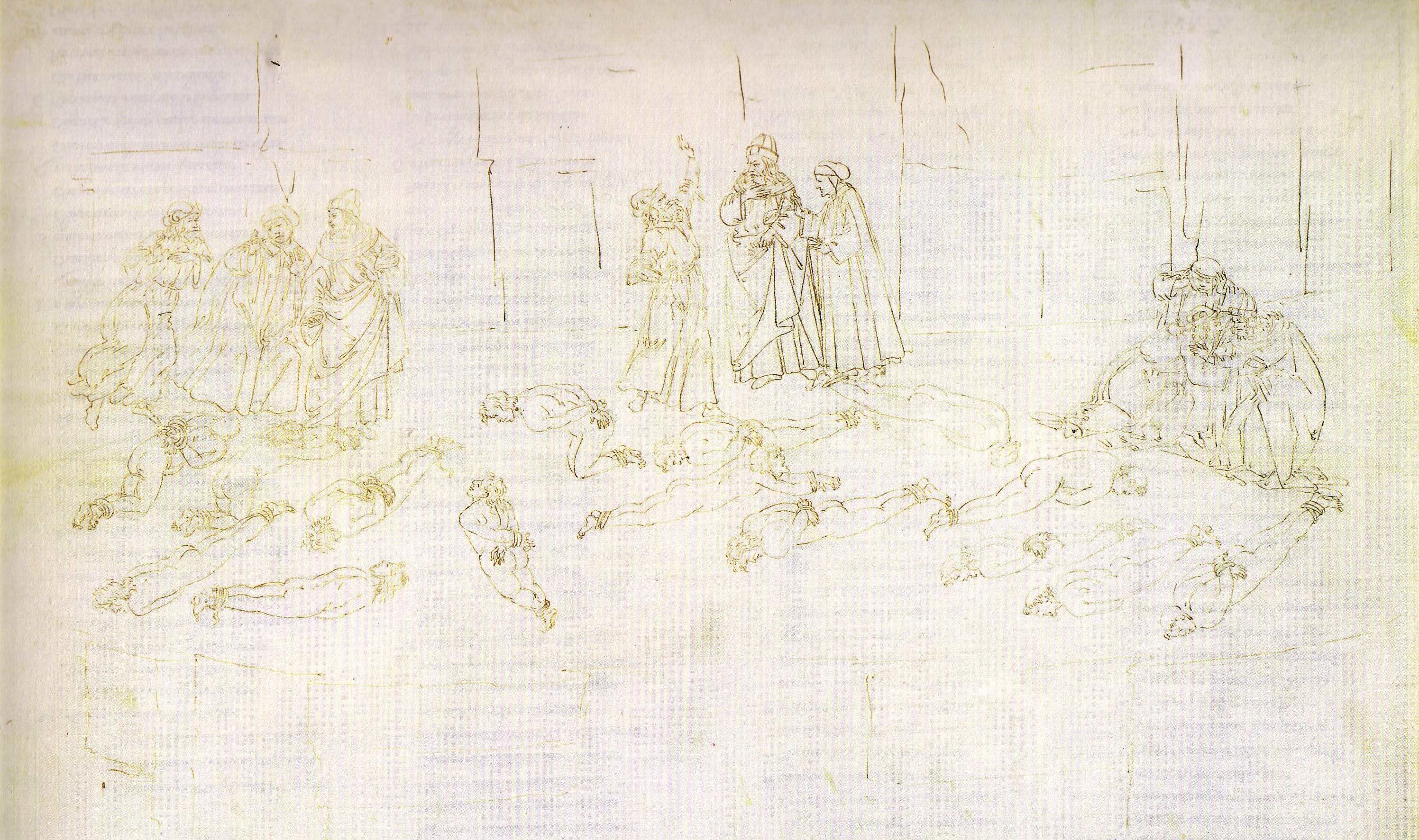 Figure 35: (P_BD_34) Botticelli illustration from Purgatorio 21*