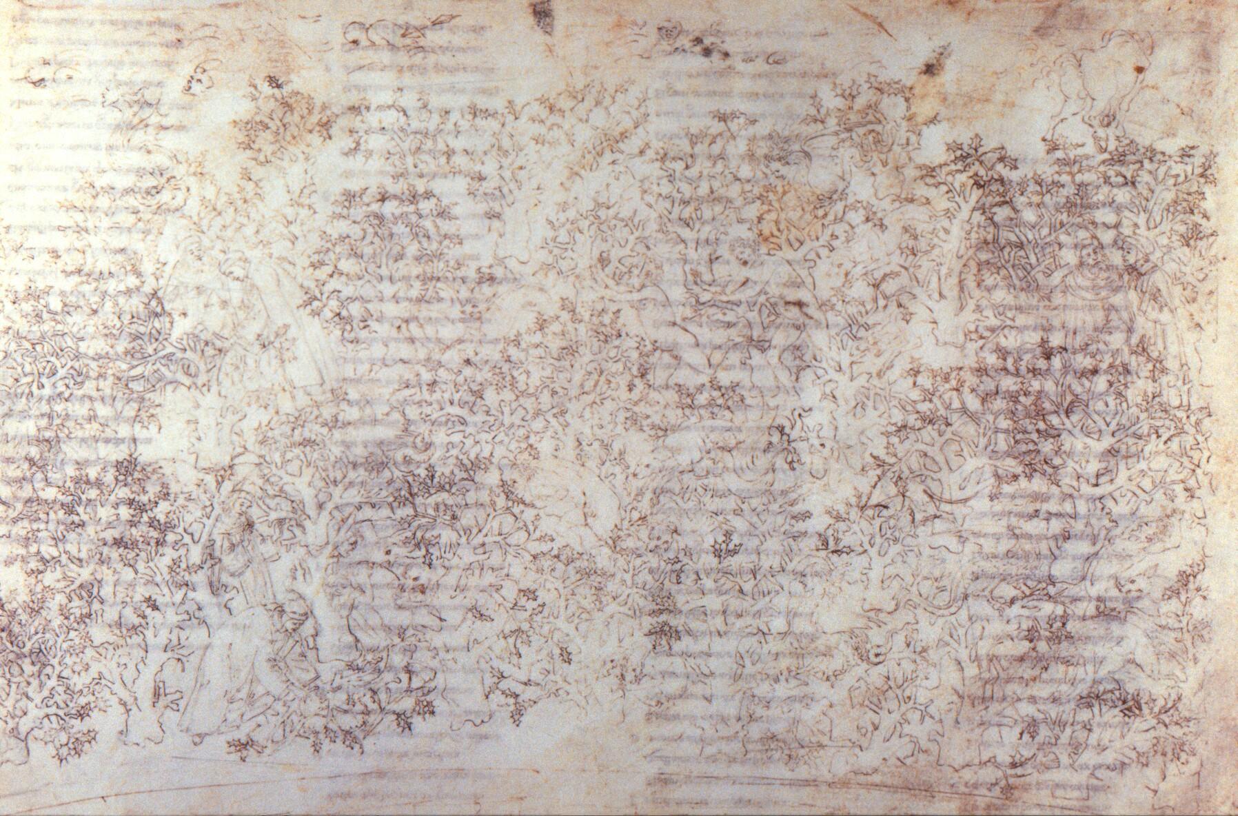 Figure 39: (P_BD_38) Botticelli illustration from Inferno 13