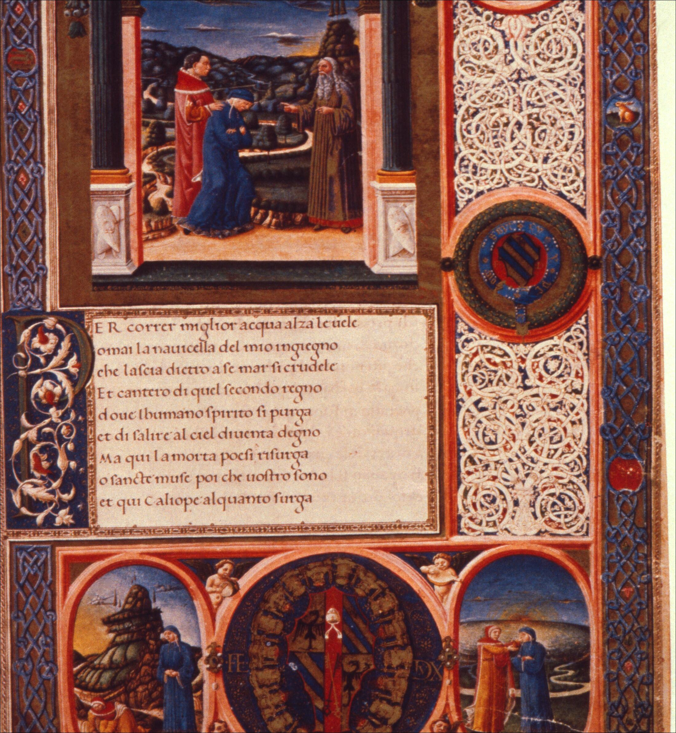 Fig 7: Ferrara manuscript of Dante’s Comedy
