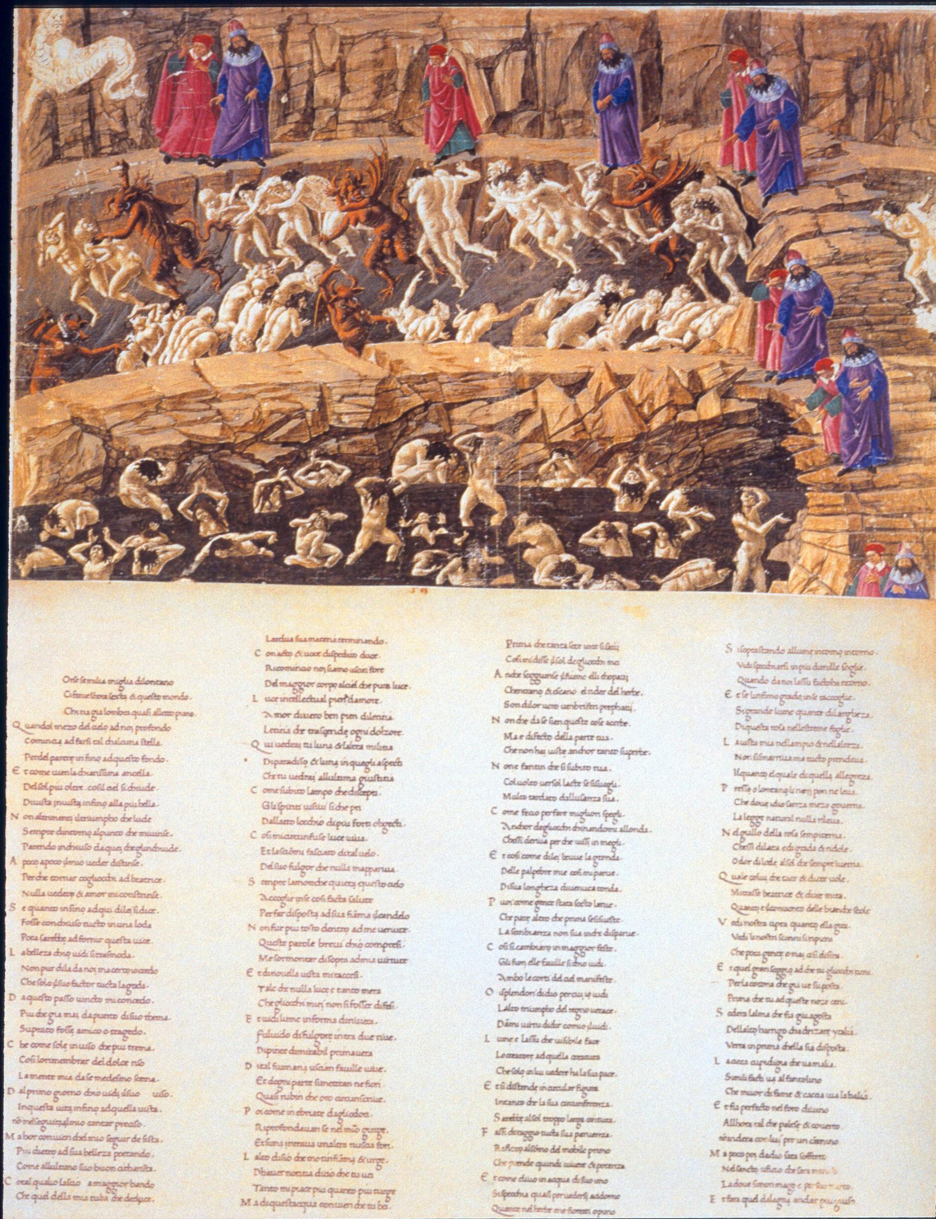 Figure 7: (P_BD_8) The ‘virtual’ Dante manuscript