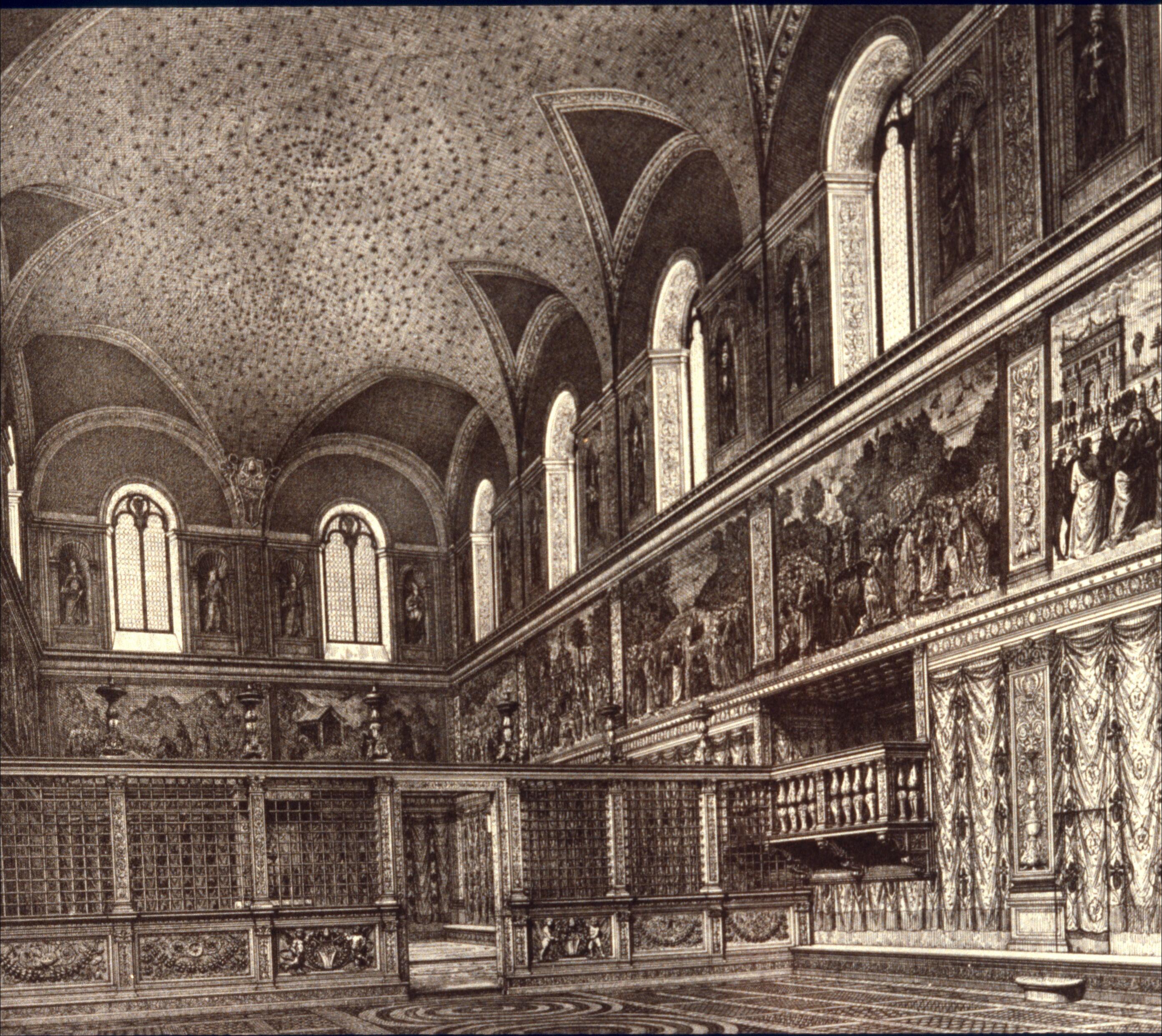 Figure 8: (P_BD_9) Sistine Chapel, ca. 1480