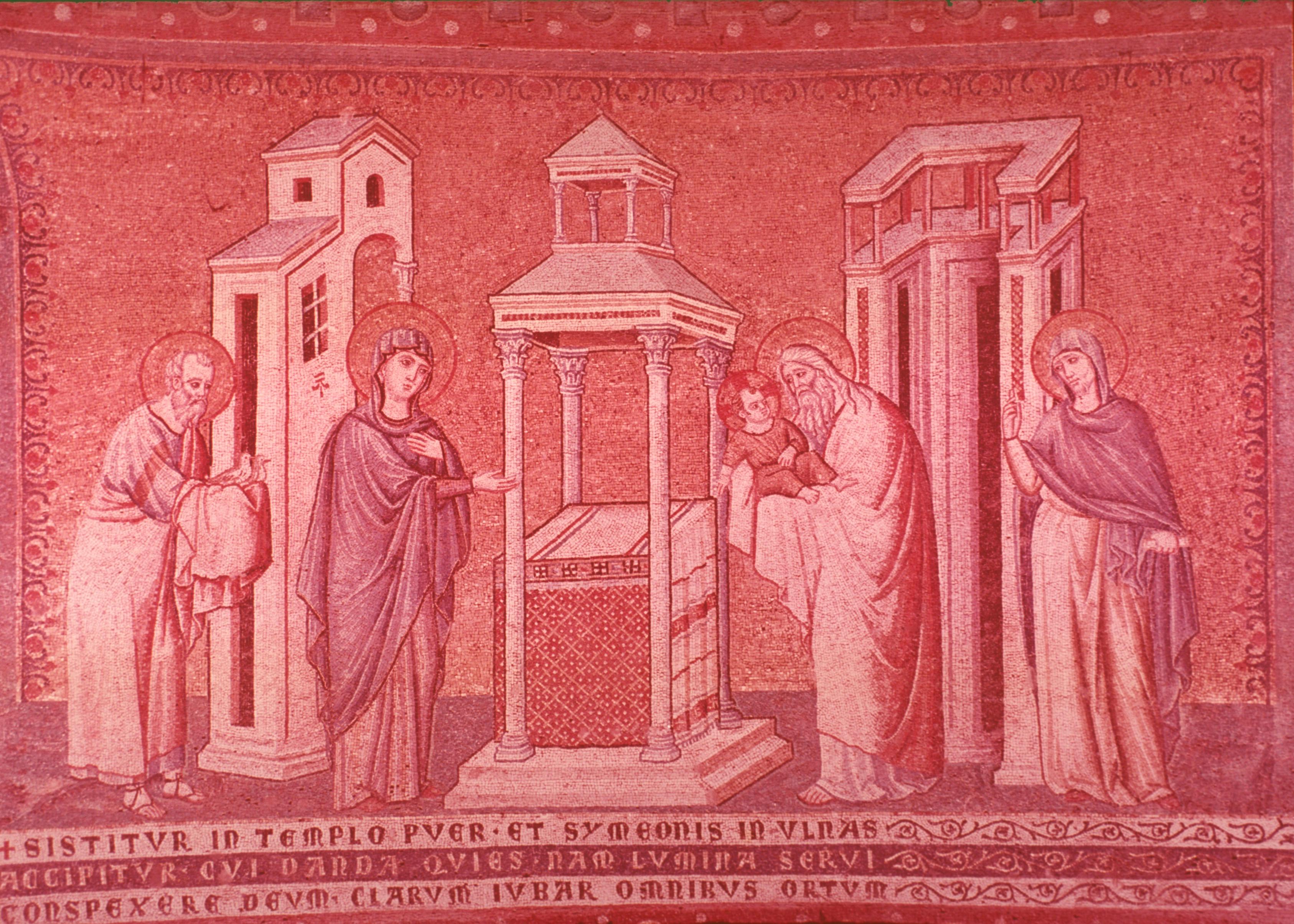 Figure 16: (P_G_16) Mosaic by Cavallini in Santa Maria in Trastevere, Rome