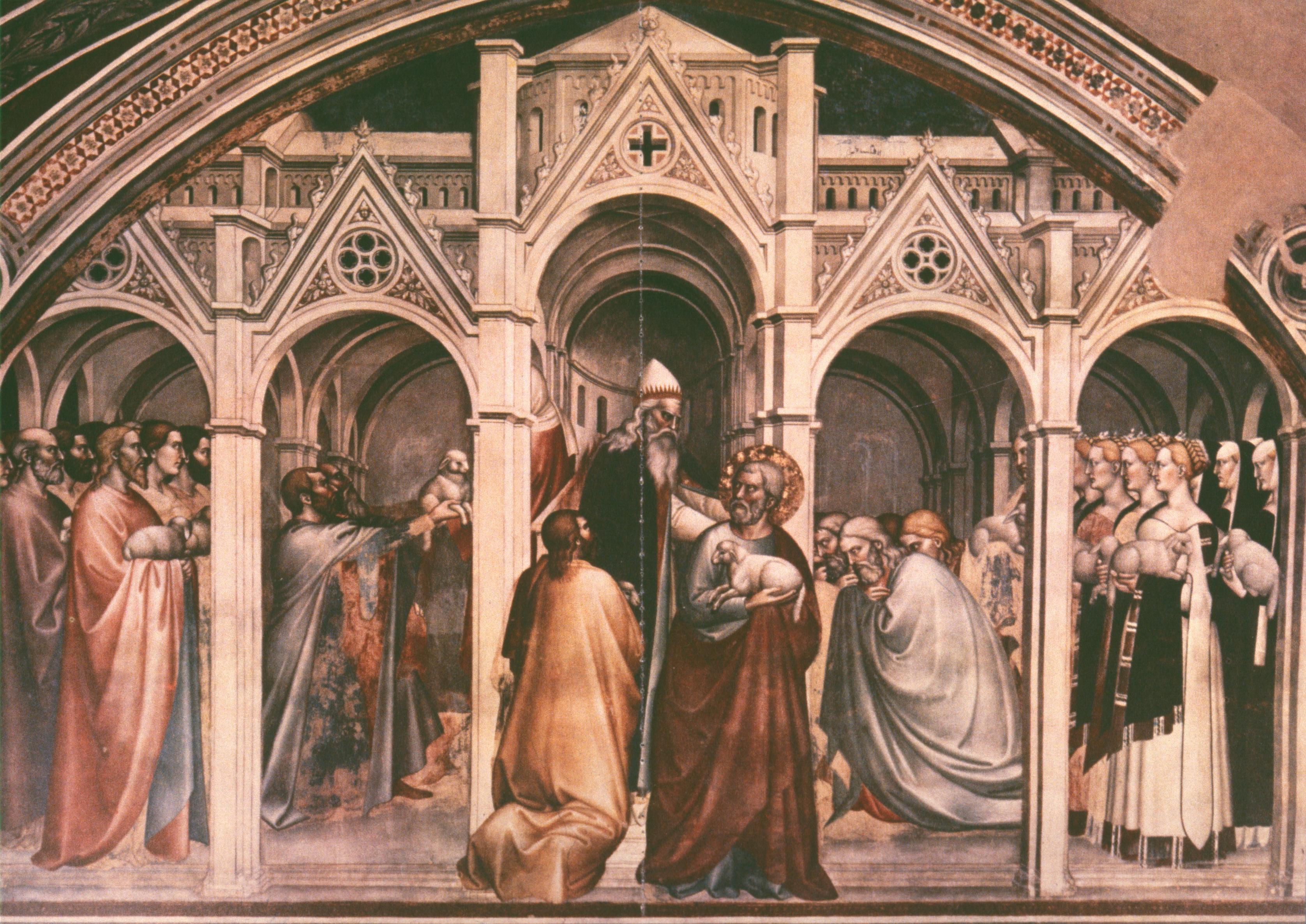 Figure 17: (P_G_17) Giovanni da Milano’s Expulsion of Joachim from the Temple