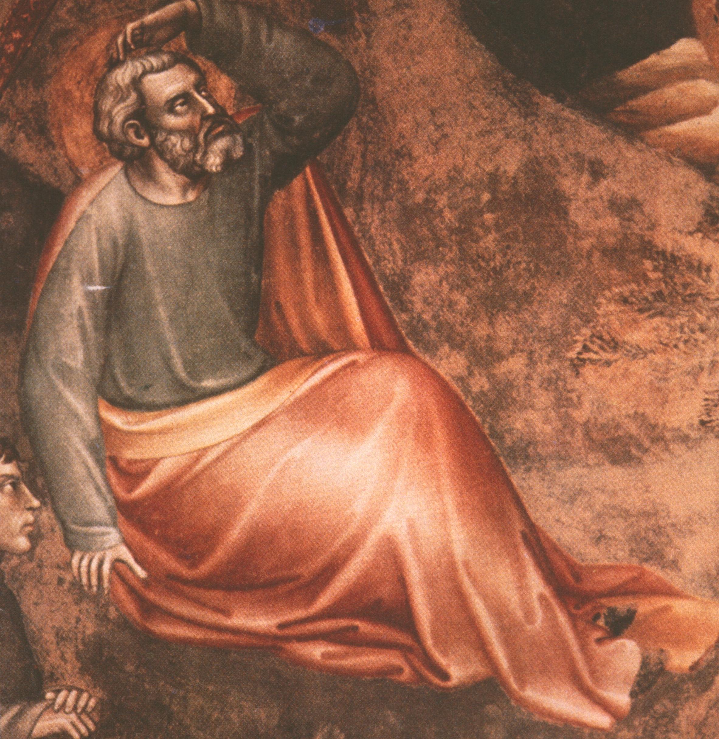 Figure 27: (P_G_27) Detail from fresco by Giovanni da Milano in Santa Croce, Florence
