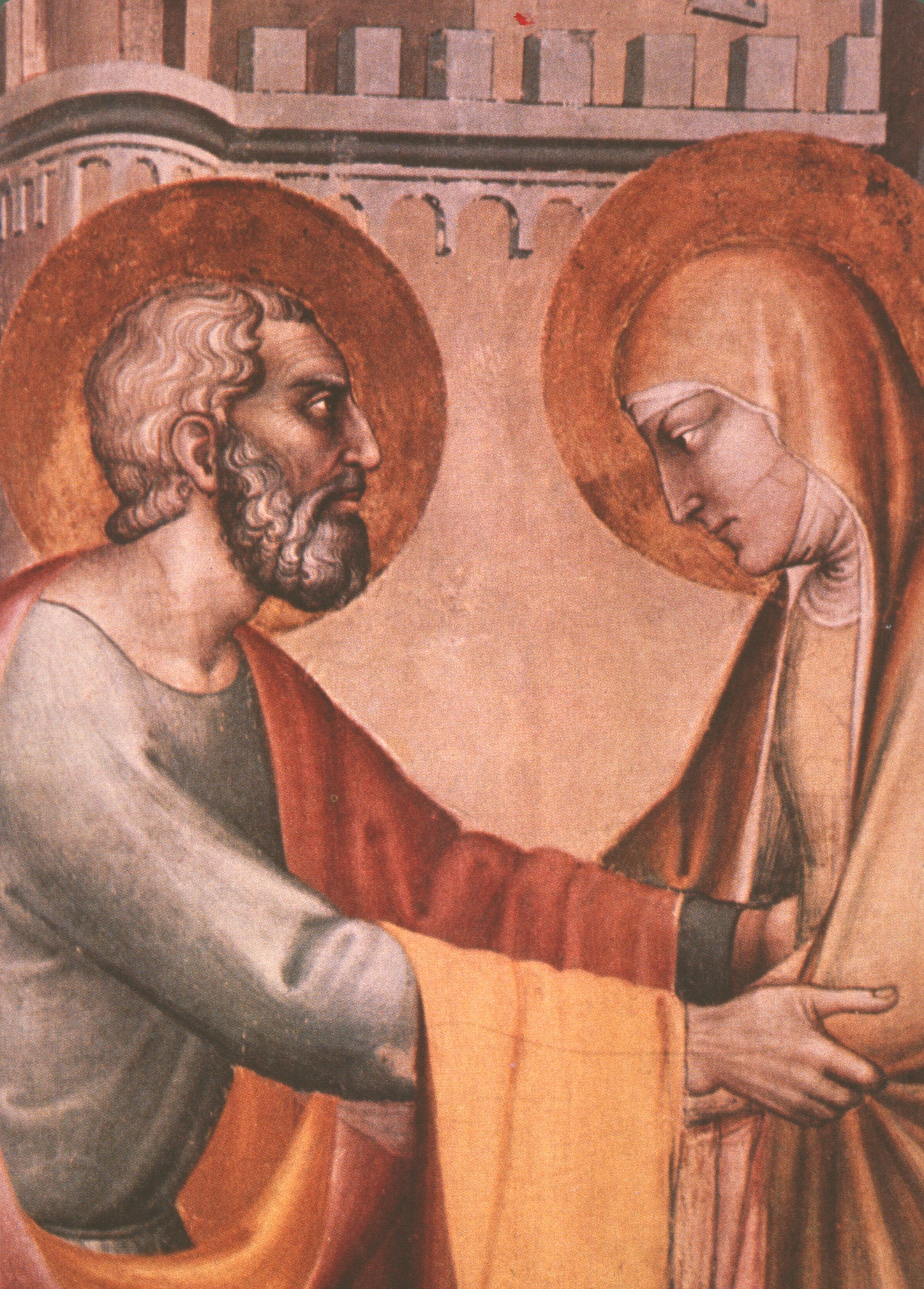Figure 30: (P_G_30) Detail from fresco by Giovanni da Milano in Santa Croce, Florence