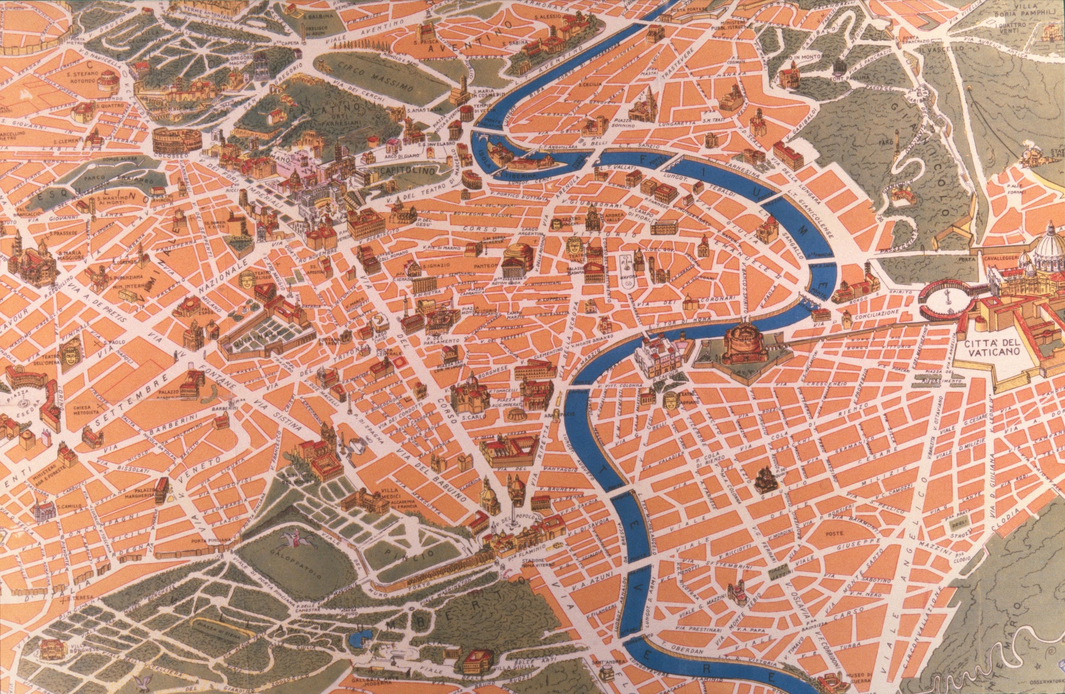 Figure 29: (R1_18) Tourist map of Rome