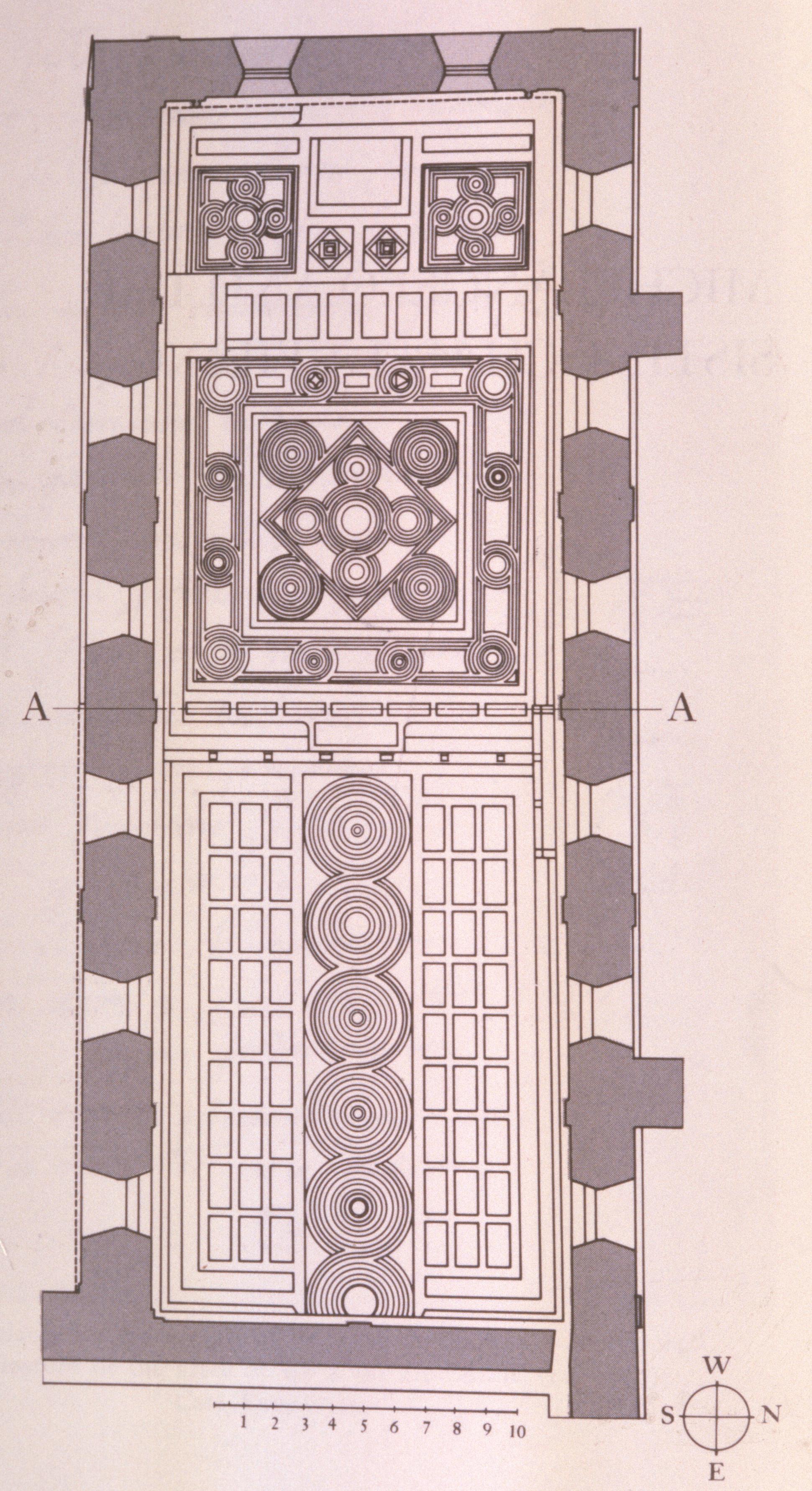 Figure 3: (R1_2) Floor plan of the Sistine Chapel