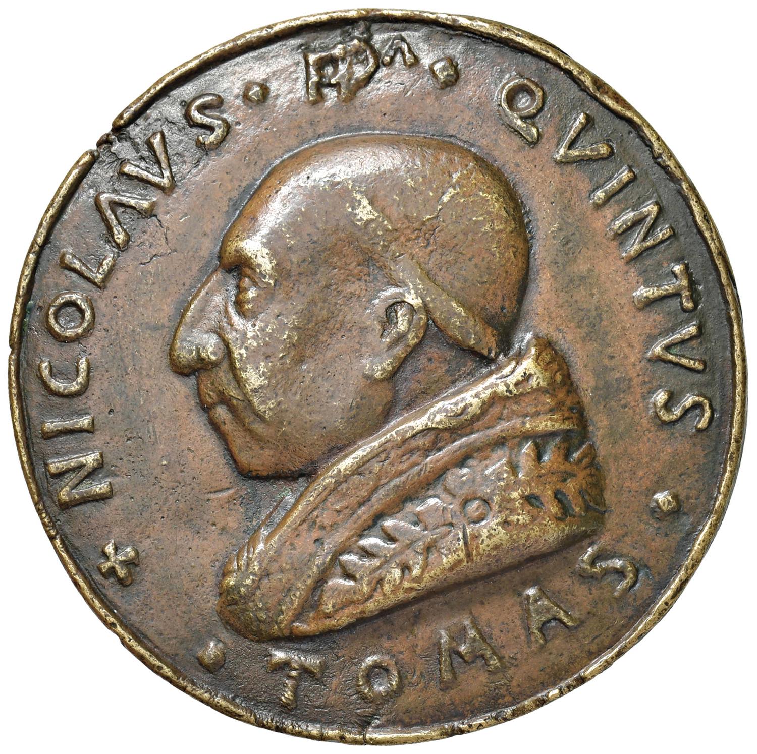 Figure 47: (R1_33) Andrea Guazzalotti, Medal of Nicholas V, Capodimonte Museum