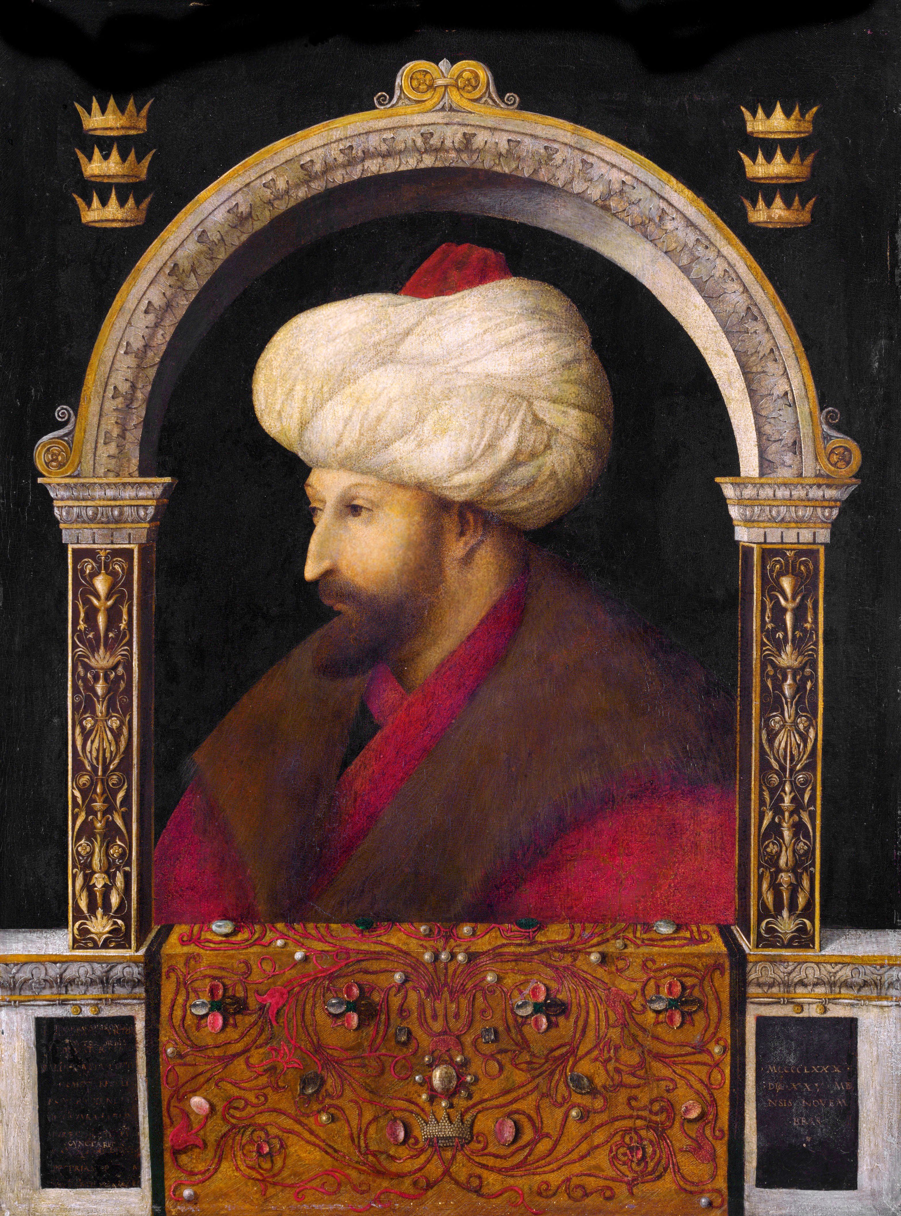 Figure 49: (R1_34b) Gentile Bellini, Portrait of Mehmet II, National Gallery