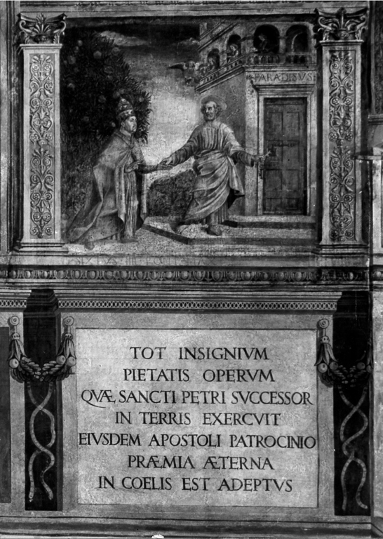 Figure 74: (R1_55) Bartolomeo Sacchi, Fresco in the Ospedale di Santo Spirito