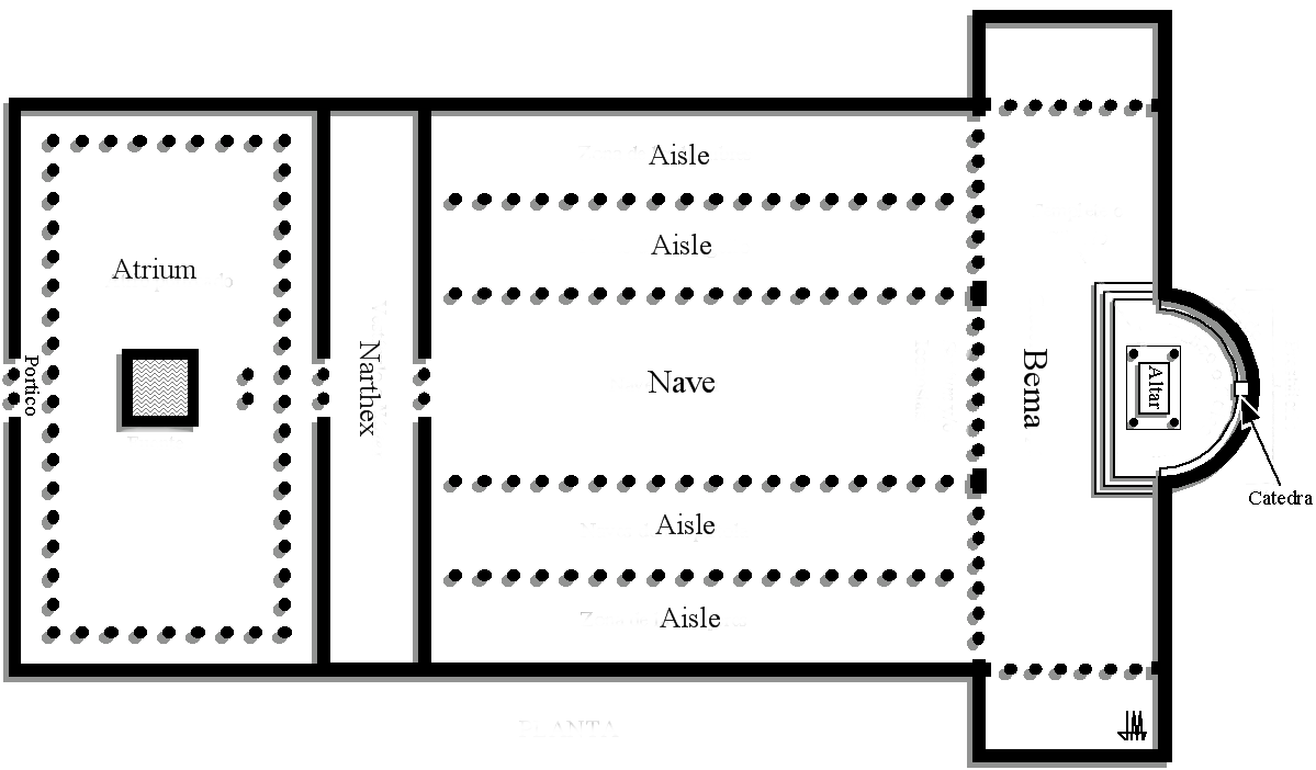 Figure 76: (R1_57) Plan of Old St Peter’s Basilica