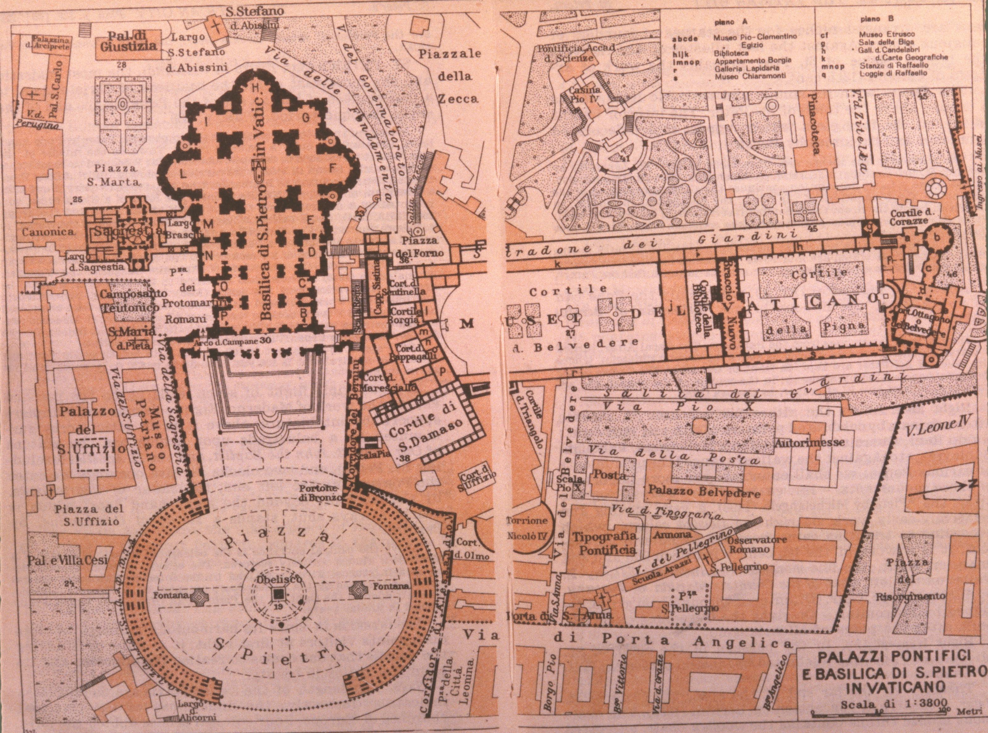 Figure 78: (R1_59) Detail of Plan of the modern Vatican City