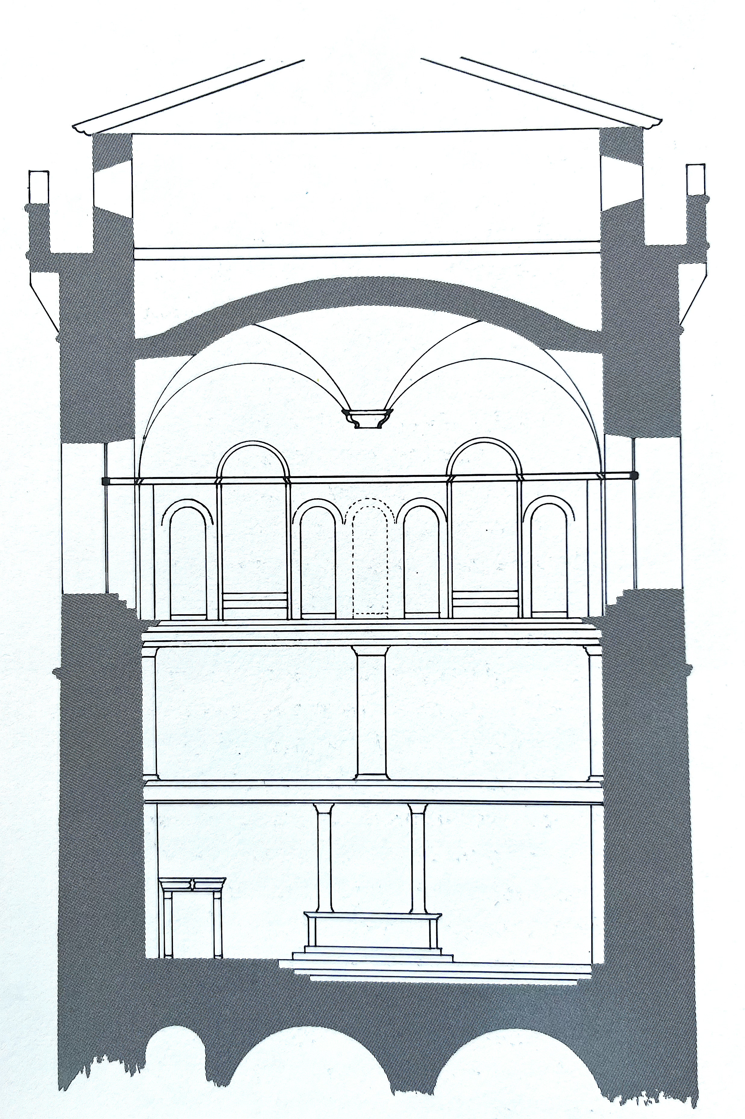 Figure 80: (R1_61) Diagram of the altar wall, Sistine Chapel