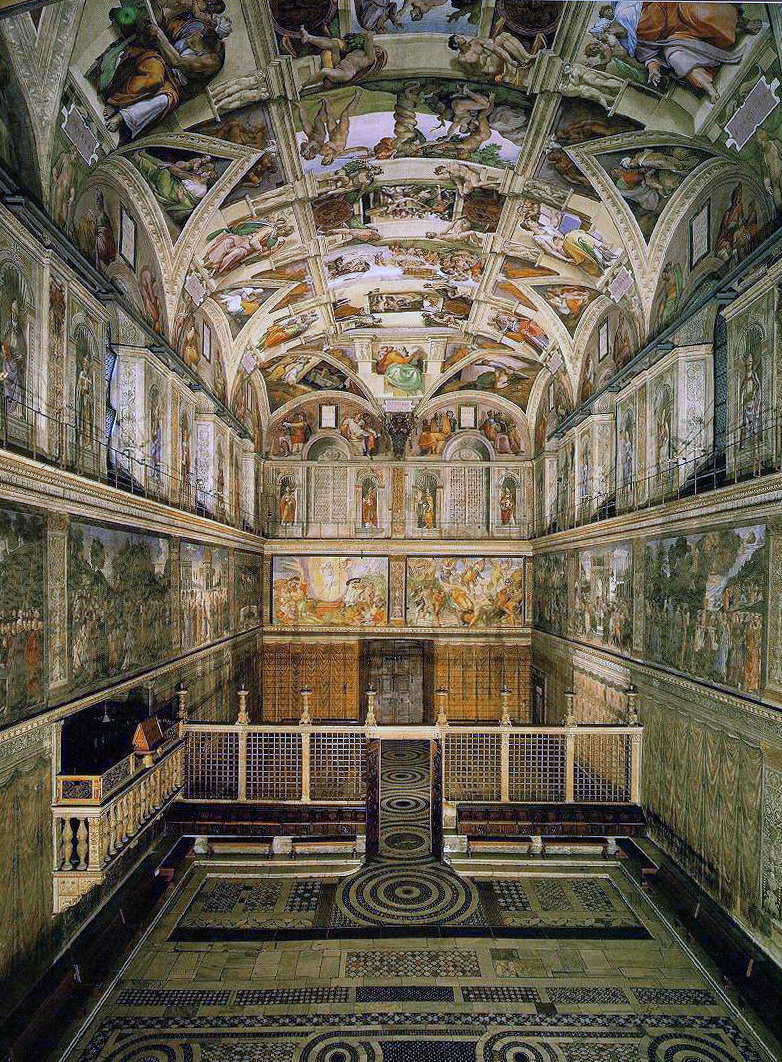 Figure 82: (R1_63) Interior of the Sistine Chapel