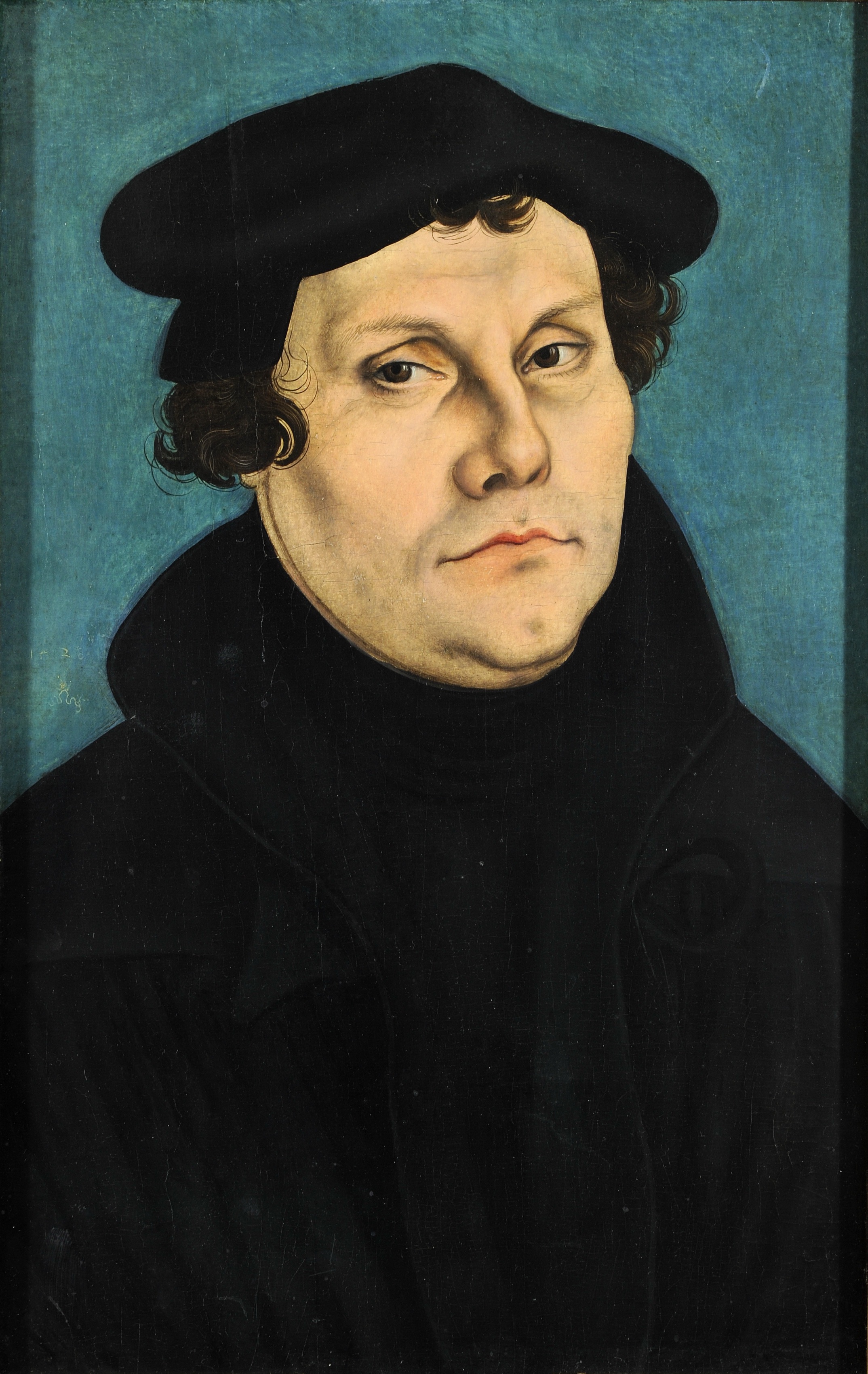 Figure 13: (R1_9) Lucas Cranach the Elder, Martin Luther from his double portrait with Katharina Bora, Museo Poldi Pezzoli