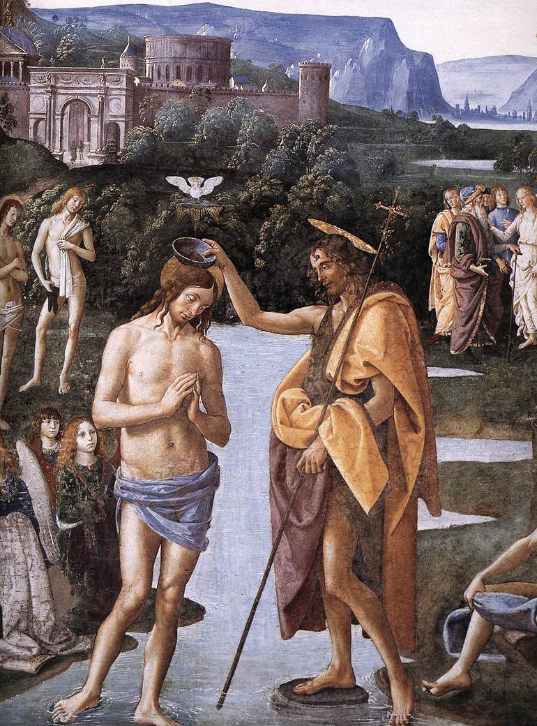 Figure 15: (R2_12) Detail from Perugino, Baptism of Christ