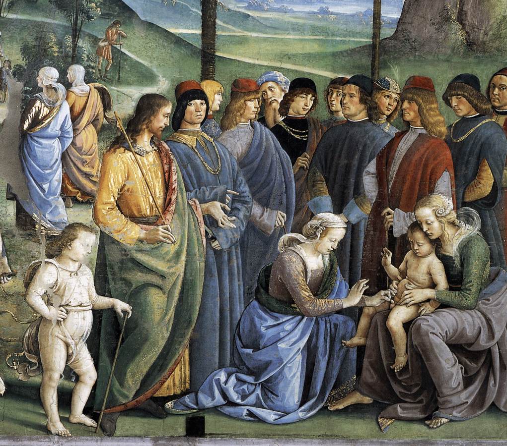 Figure 24: (R2_17) Detail from Perugino, Moses’s Journey into Egypt and the Circumcision of His Son Eliezer
