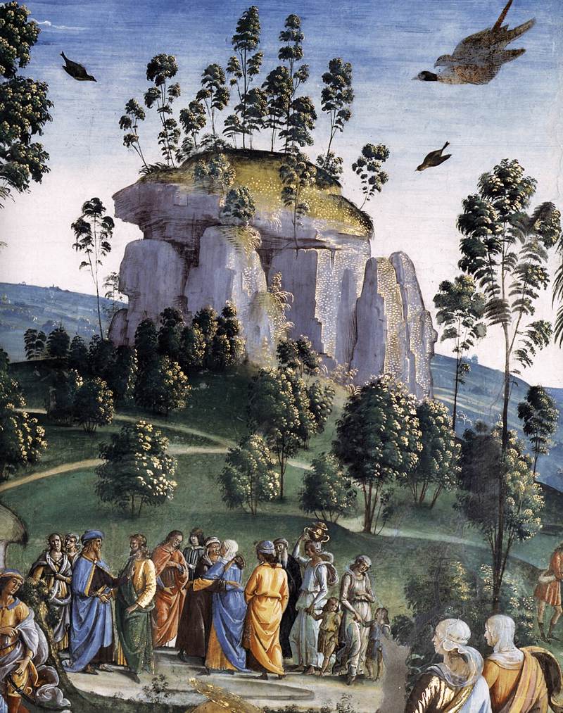 Figure 22: (R2_18) Detail from Perugino, Moses’s Journey into Egypt and the Circumcision of His Son Eliezer
