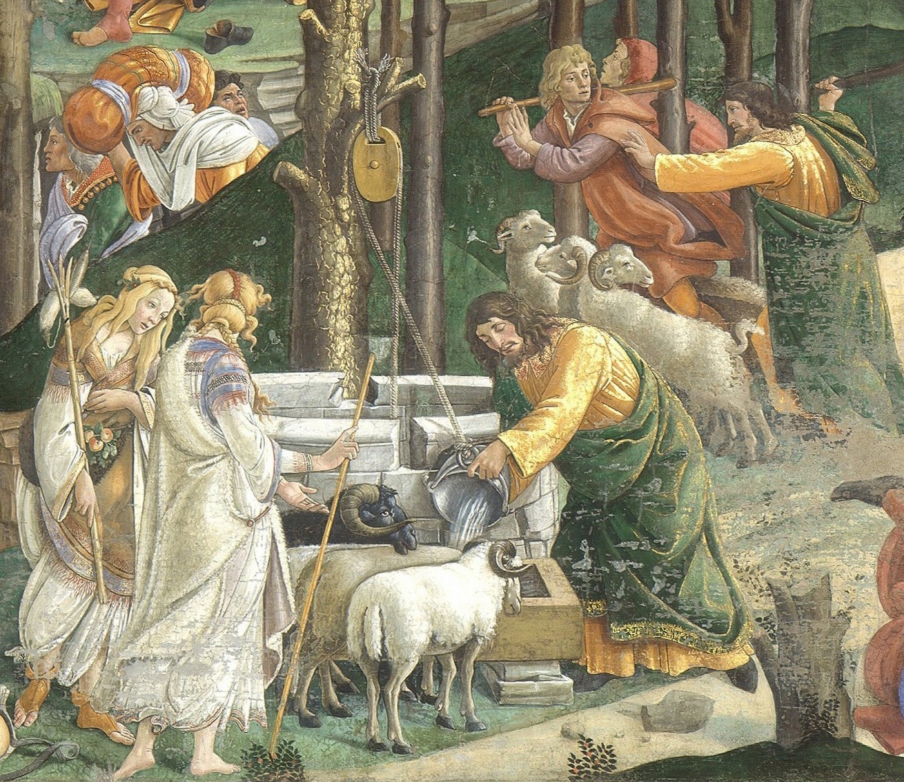 Figure 36: (R2_32) Detail from Botticelli, Events of the Life of Moses