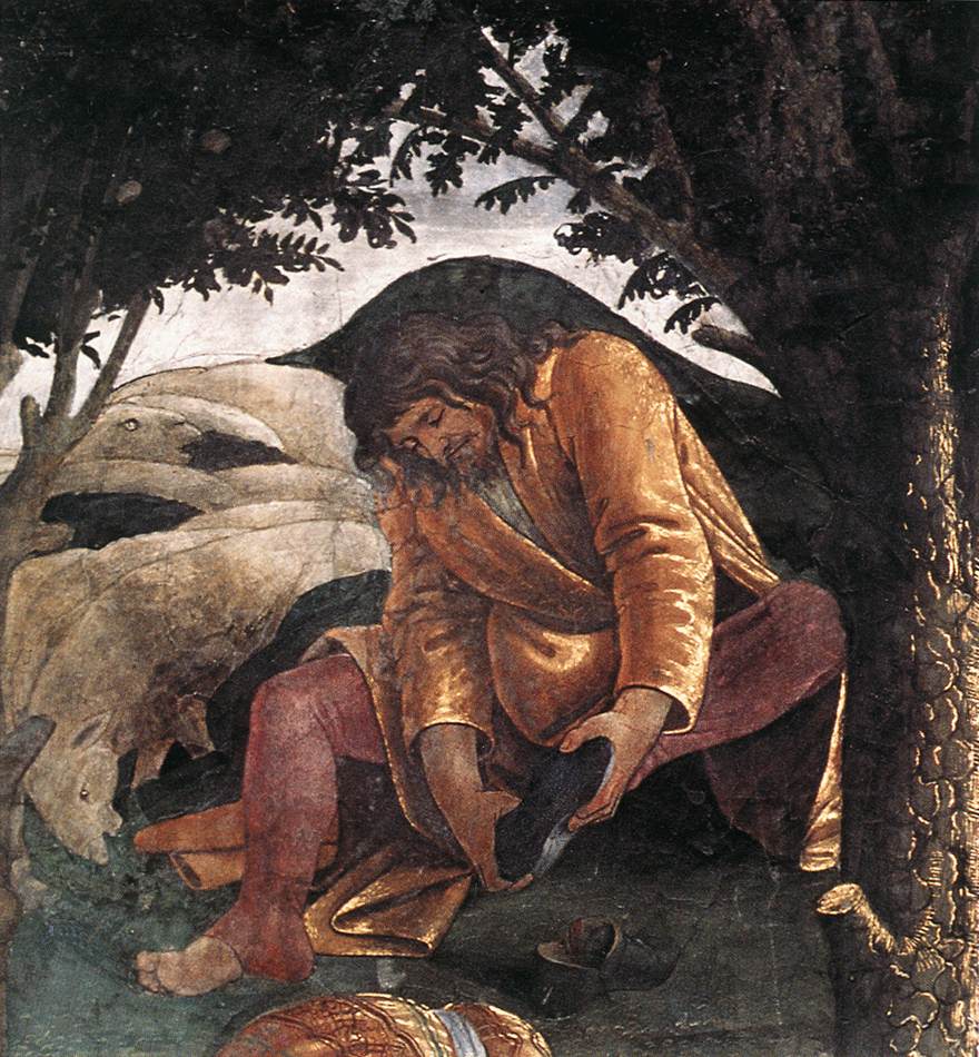 Figure 37: (R2_33) Detail from Botticelli, Events of the Life of Moses