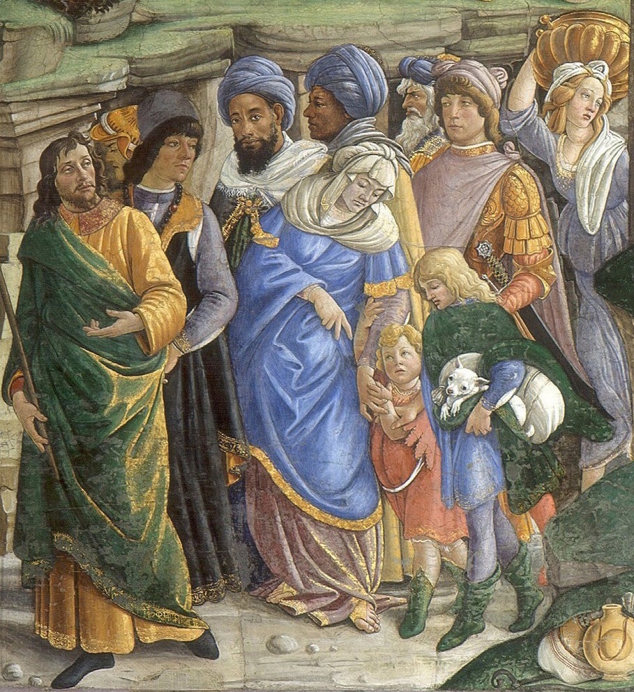 Figure 39: (R2_34_5) Detail from Botticelli, Events of the Life of Moses