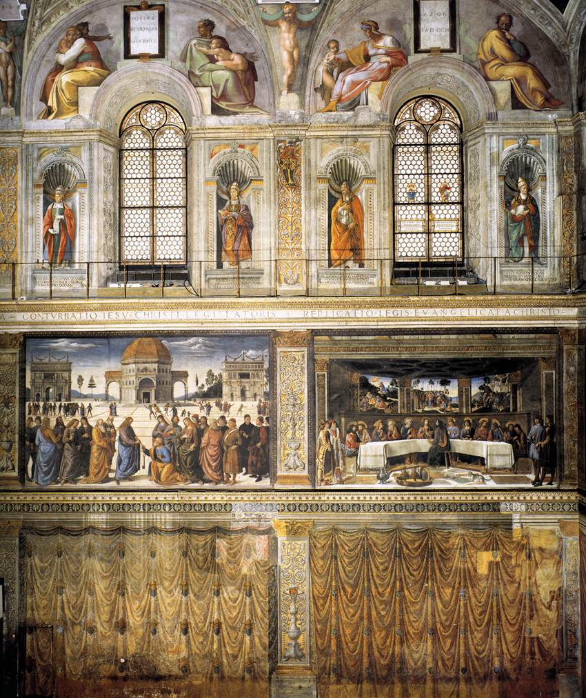Figure 5: (R2_4) Sistine Chapel wall with windows