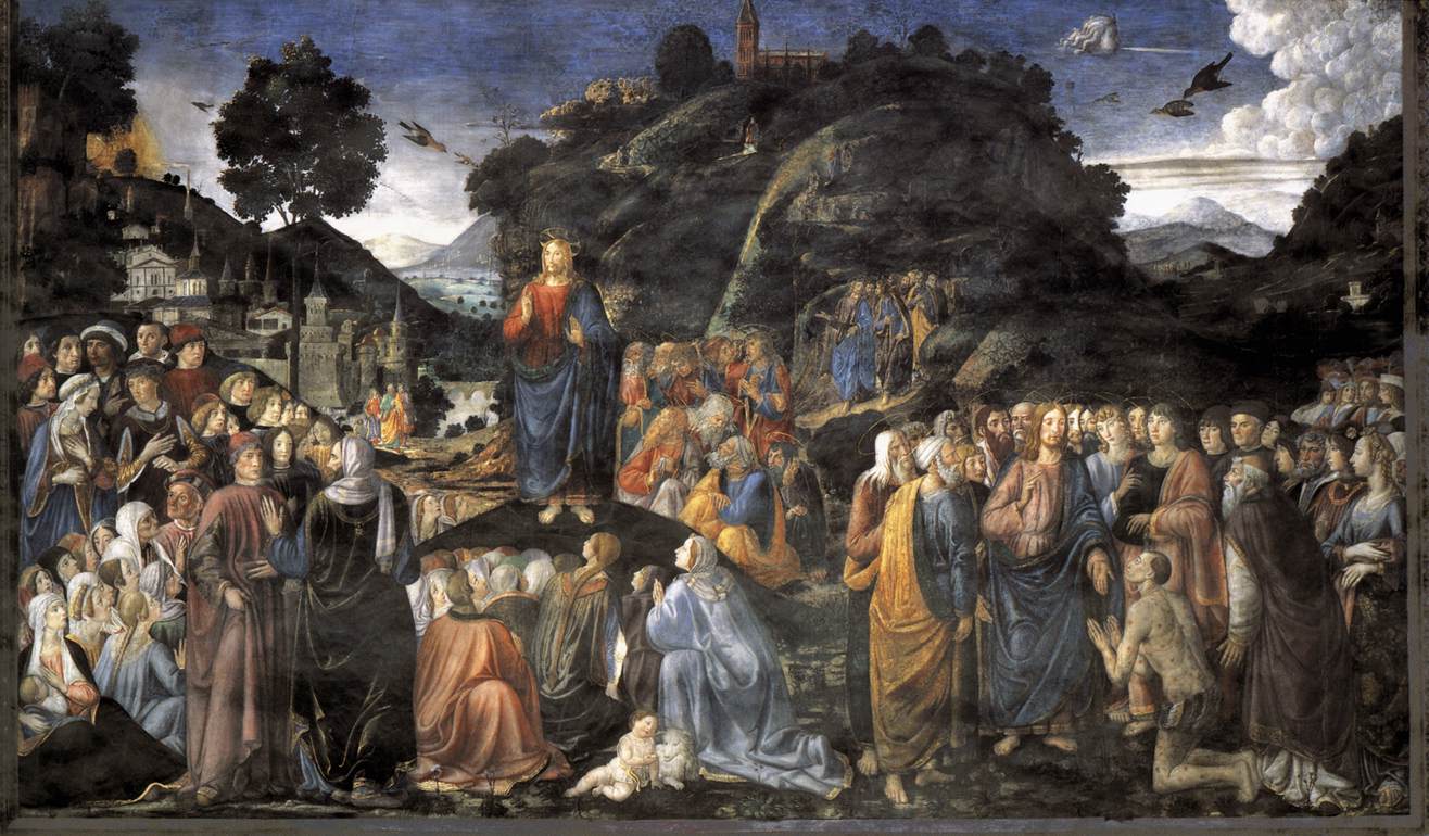 Figure 51: (R2_45) Cosimo Rosselli, Sermon on the Mount, Sistine Chapel