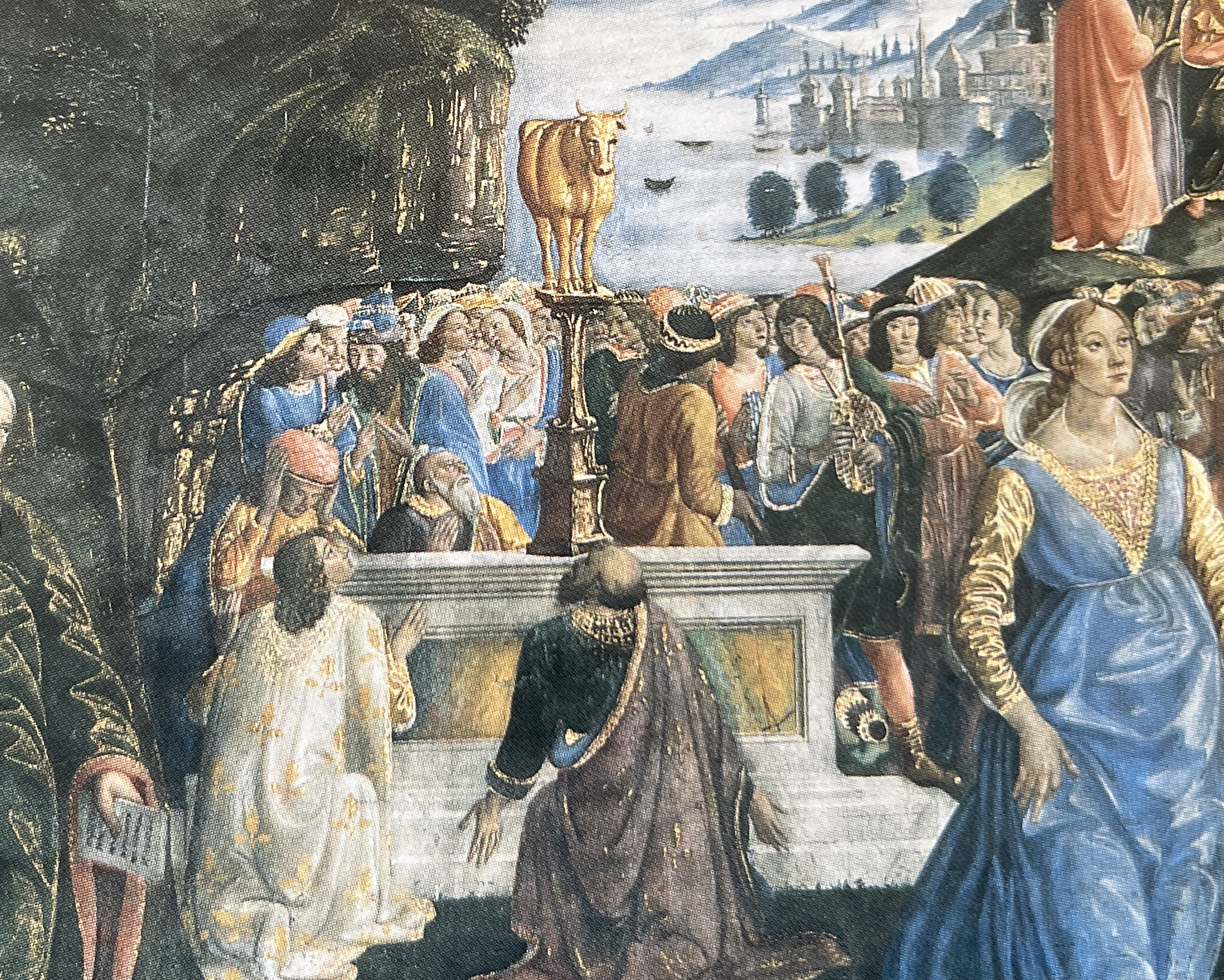 Figure 55: (R2_49) Detail from Rosselli, Descent from Mount Sinai