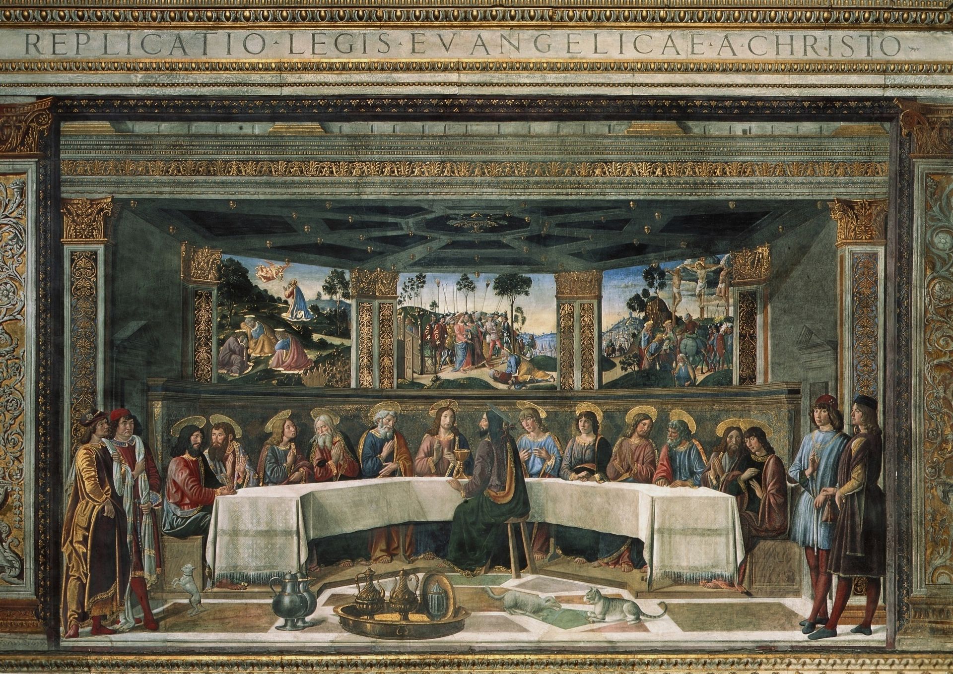 Figure 76: (R2_67) Cosimo Rosselli, Last Supper, Sistine Chapel