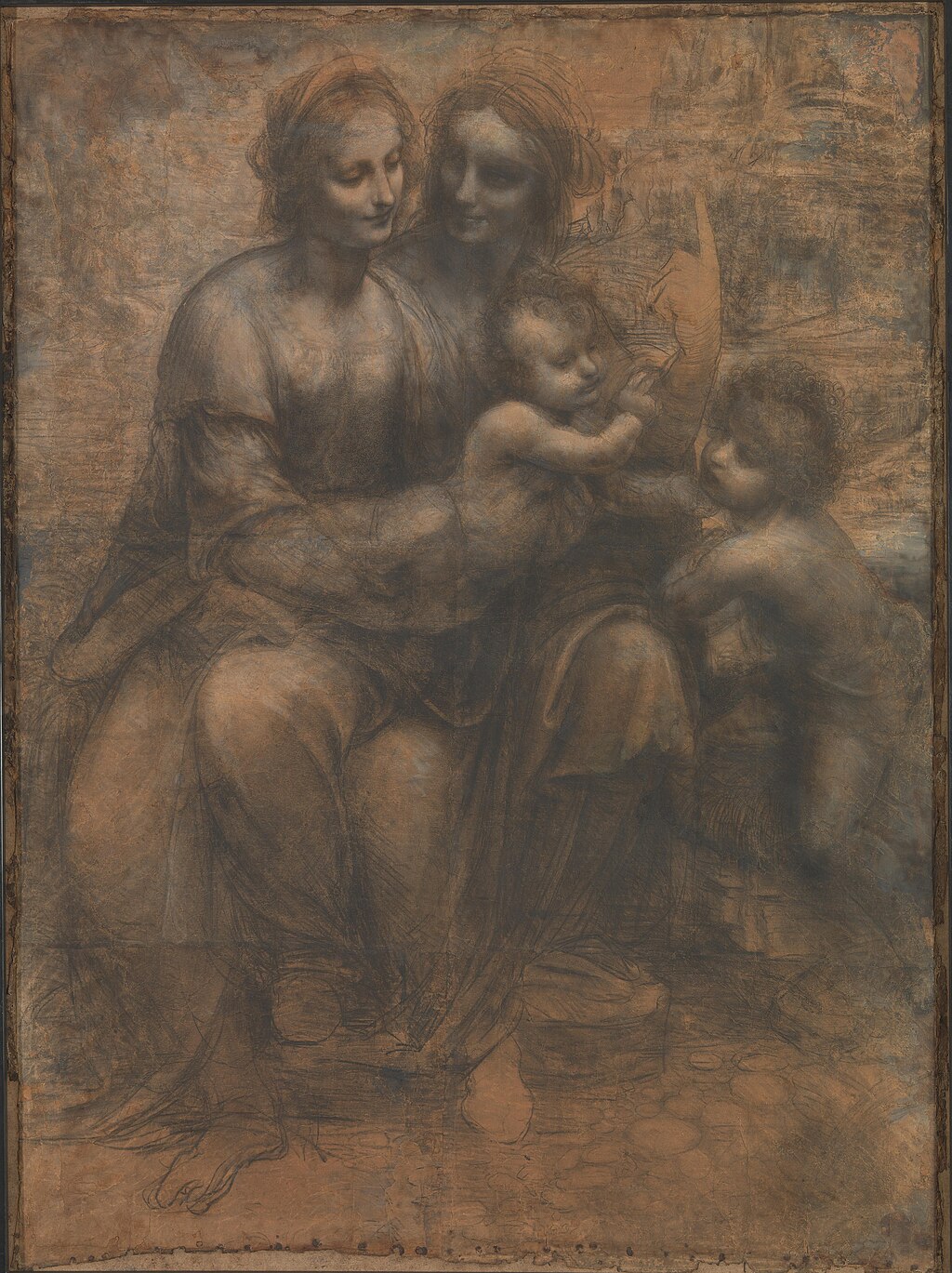Figure 20: (R3_14a) Leonardo da Vinci, The Burlington House Cartoon, National Gallery