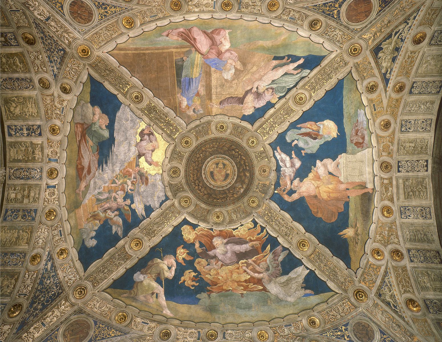 Figure 43: (R3_31b) Raphael, Ceiling in the Stanza di Eliodoro, Vatican Museums