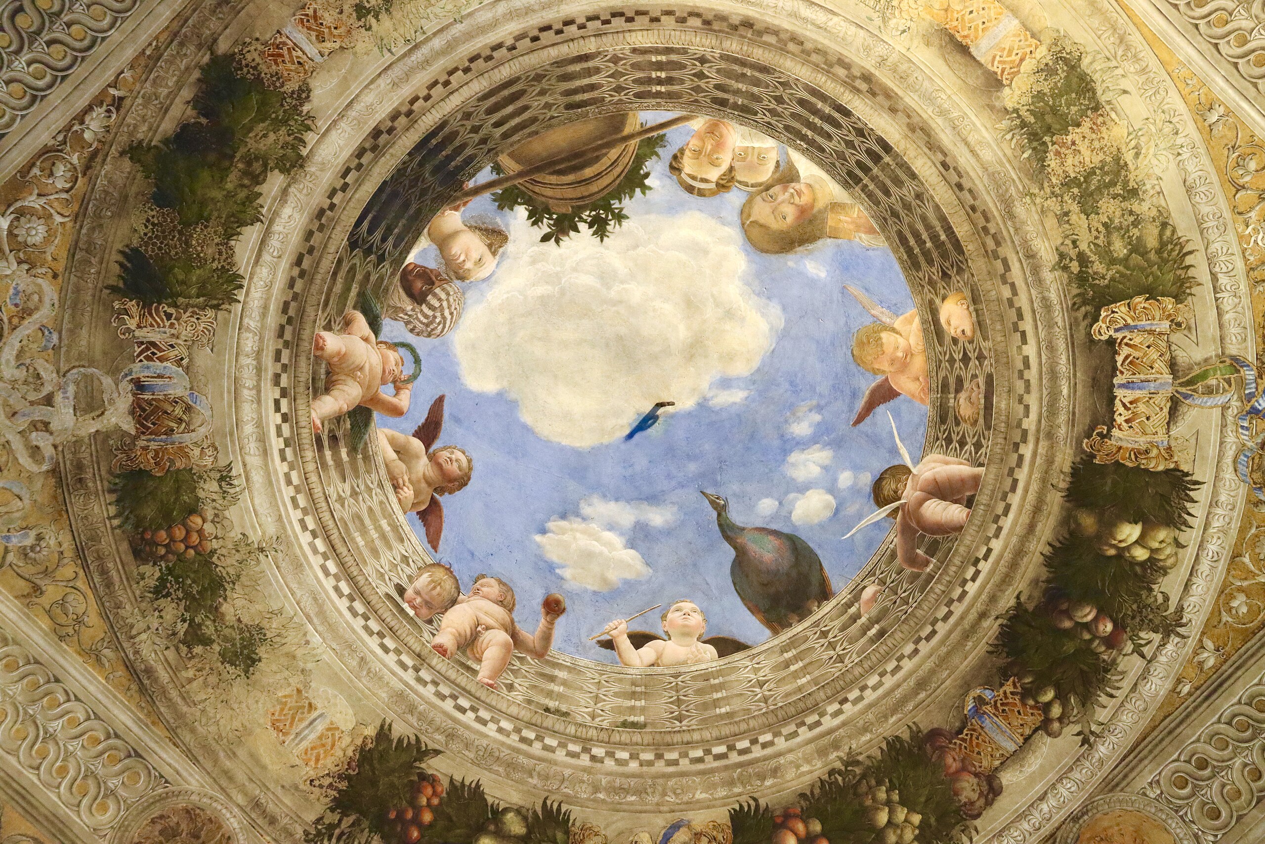 Figure 45: (R3_32a) Mantegna, Ceiling of the Camera degli Sposi, Palazzo Ducale, Mantua