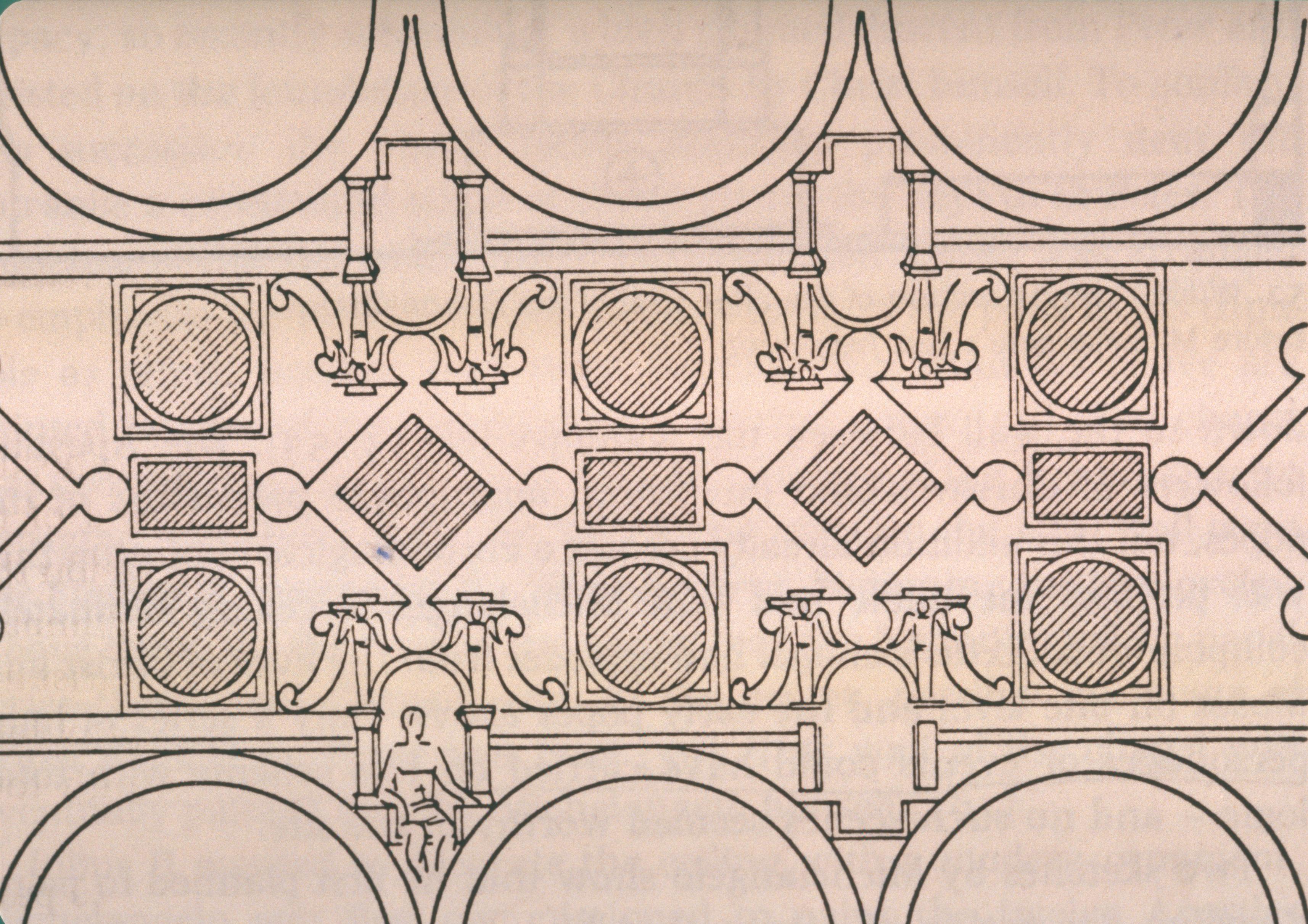 Figure 47: (R3_34) Diagram of pendentives in the Sistine Chapel
