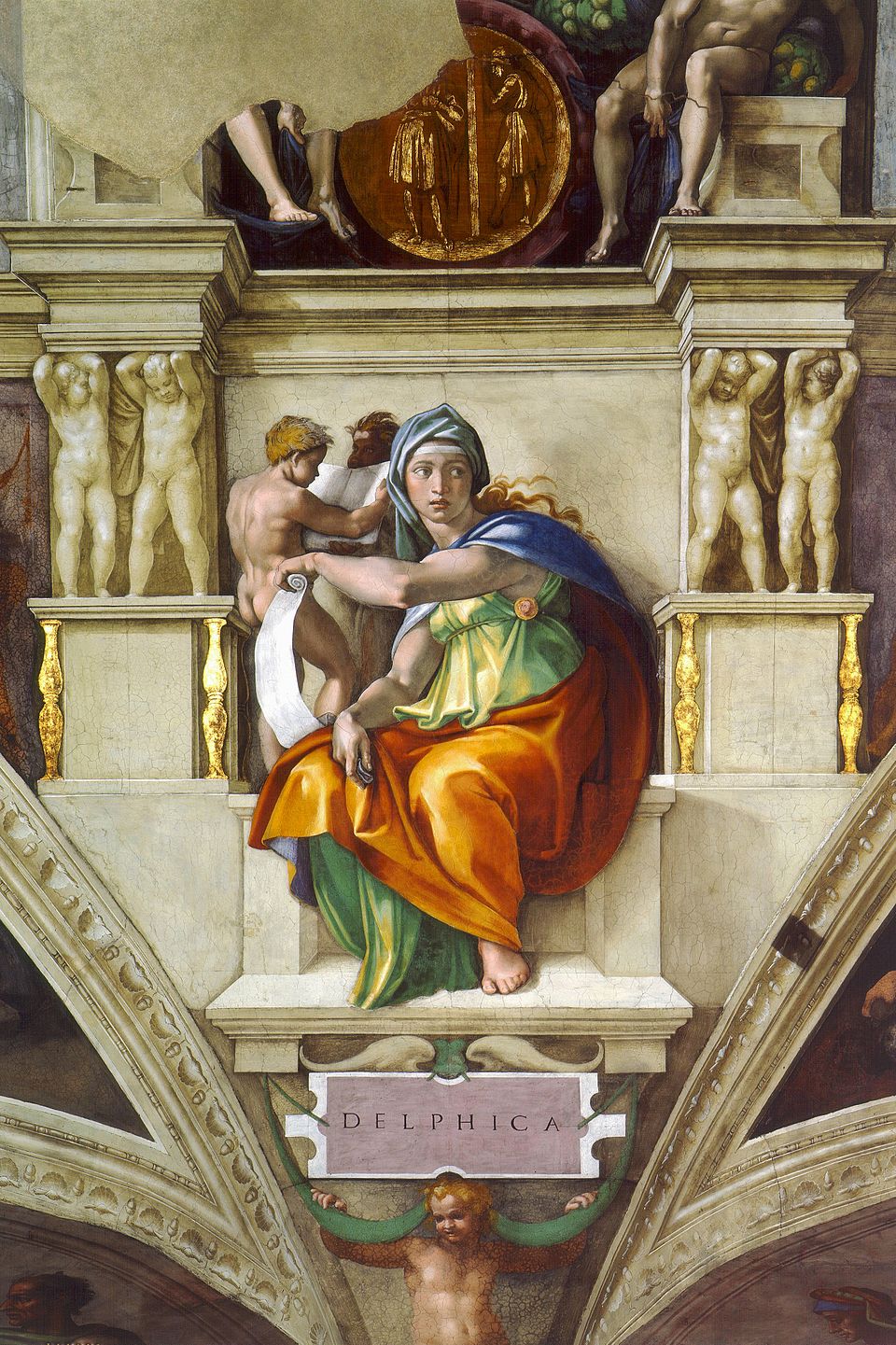 Figure 53: (R3_37a) Michelangelo, Delphic Sibyl