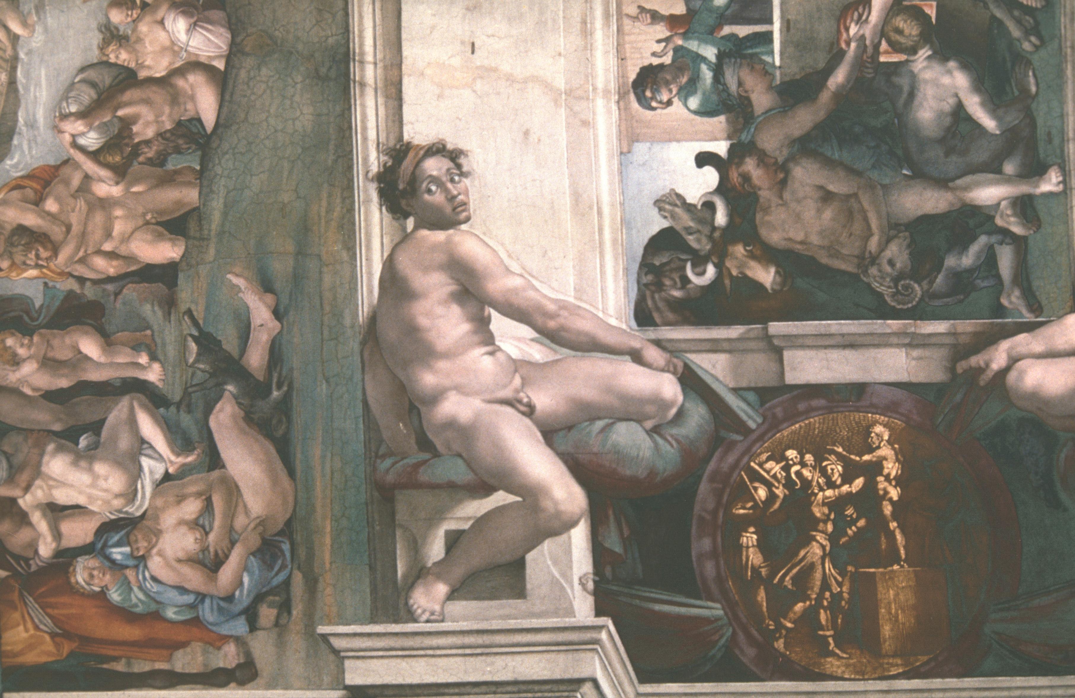Figure 62: (R3_44) Michelangelo, Simulated cornice in the Sistine Chapel
